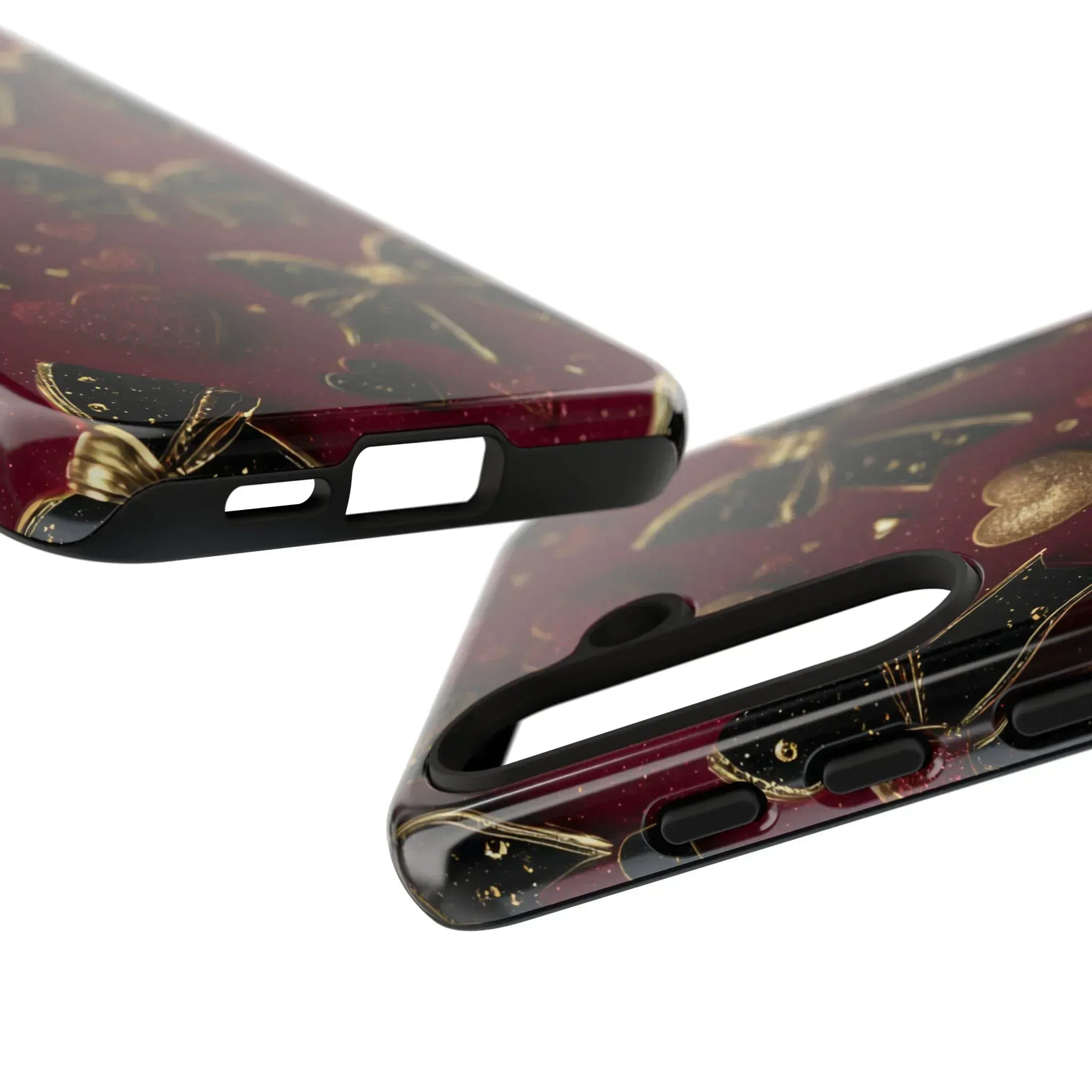 Velvet Valentine Charm Phone Case for iPhone 11-17 and Galaxy S10-S25 - KARARMDESIGN