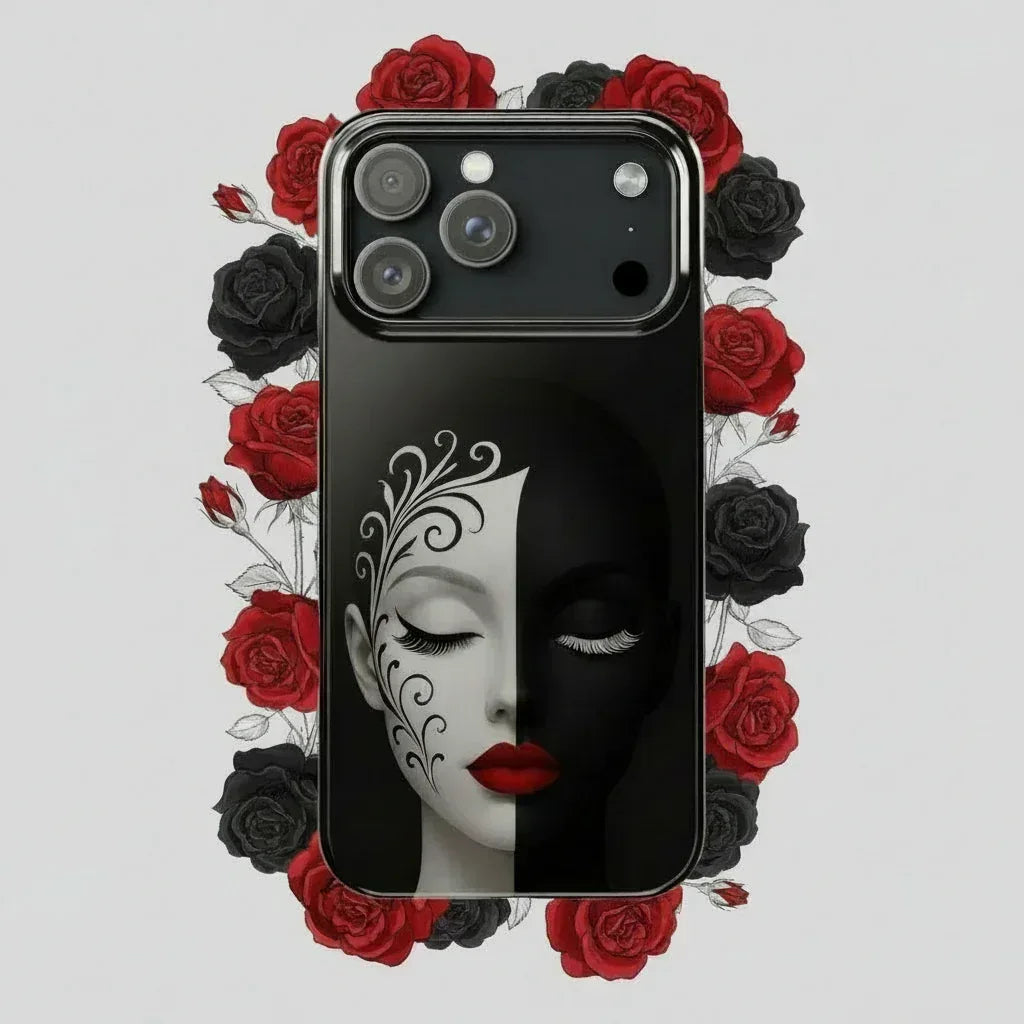 Artistic Head Design Phone Case for iPhone 11-17 - KARARMDESIGN