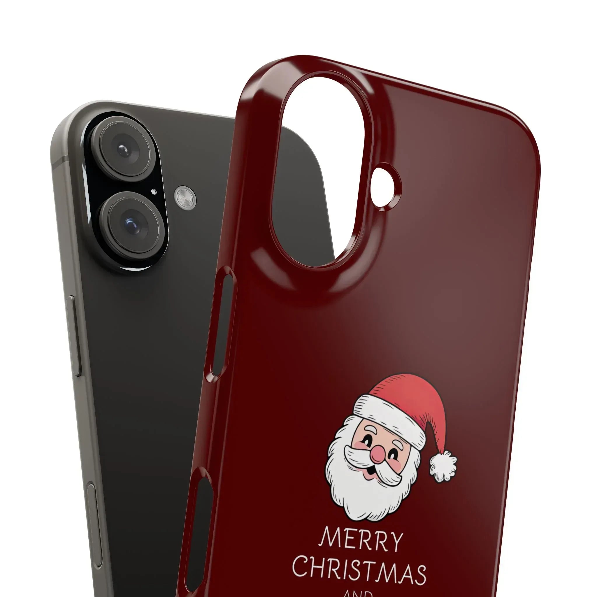 Crimson Claus Phone Case for iPhone 8-17 and Galaxy S20-S25 - KARARMDESIGN