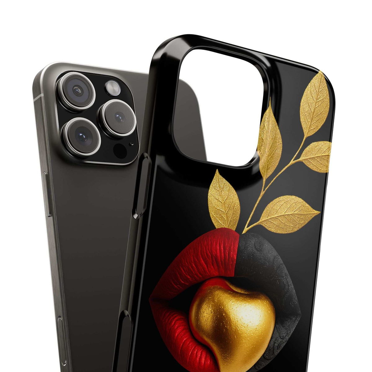 Gilded Expression Phone Case for iPhone 11-17