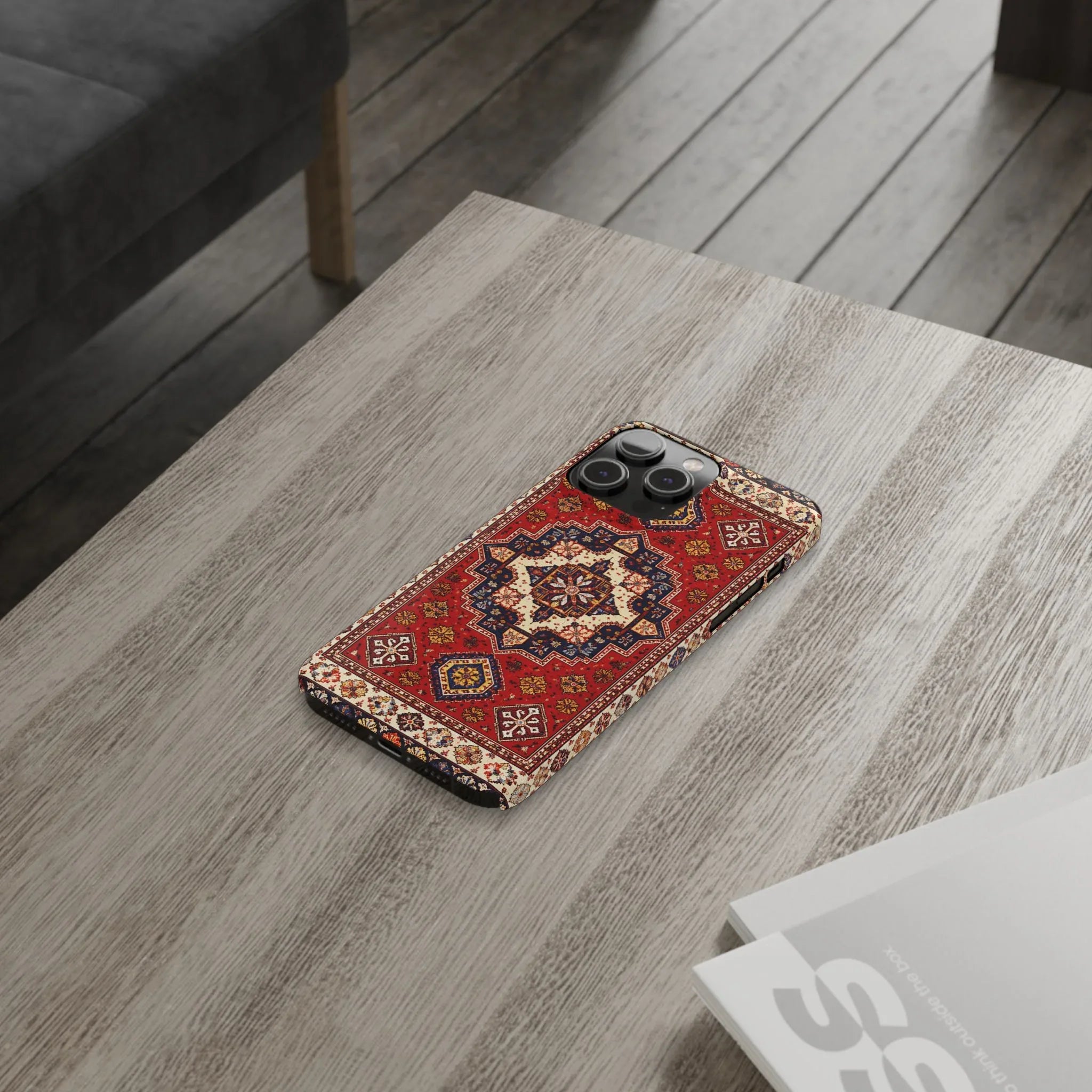 Armenian Carpet Pattern Phone Case for iPhone 11-16 - KARARMDESIGN