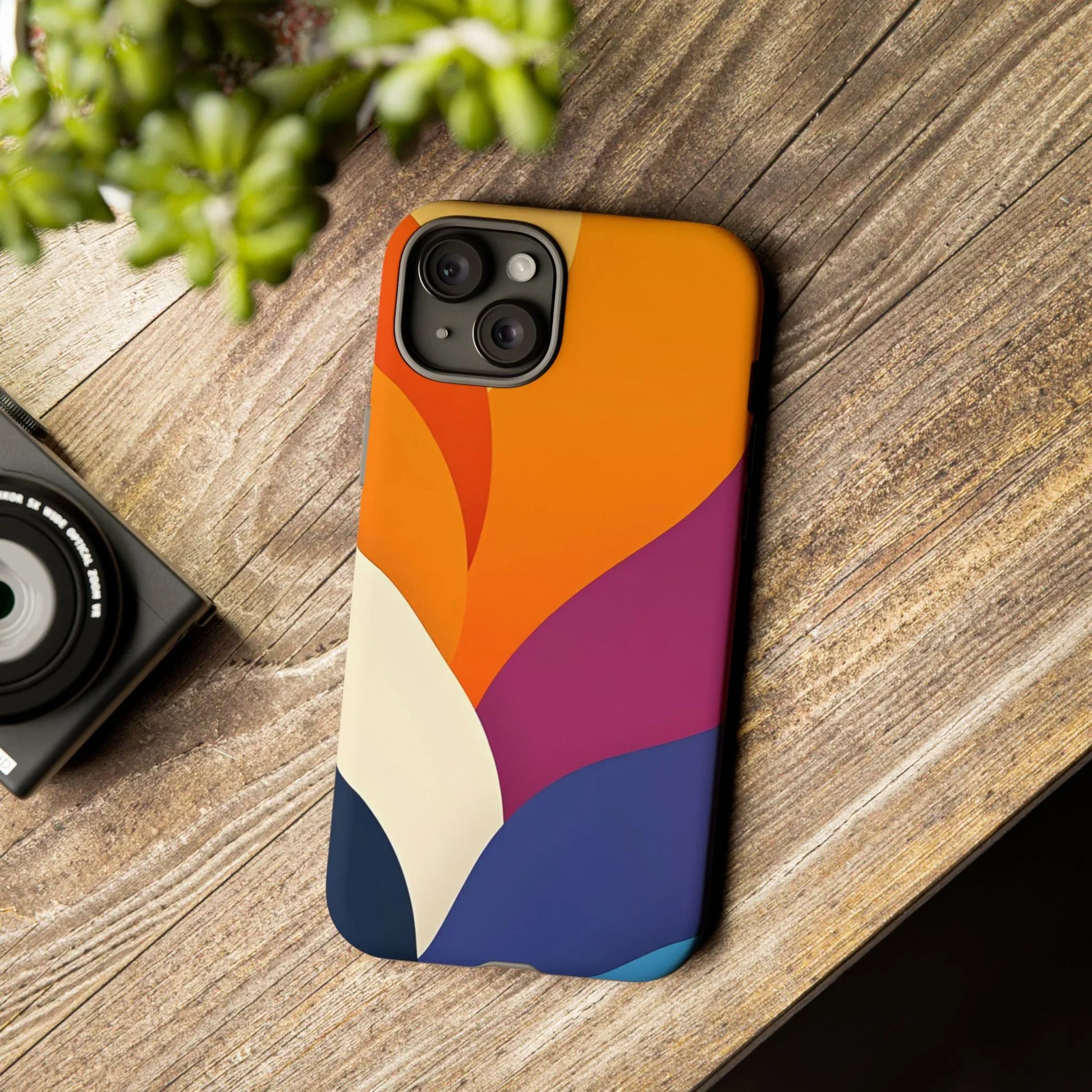 Vibrant Abstract Design Phone Case for iPhone and Galaxy - KARARMDESIGN