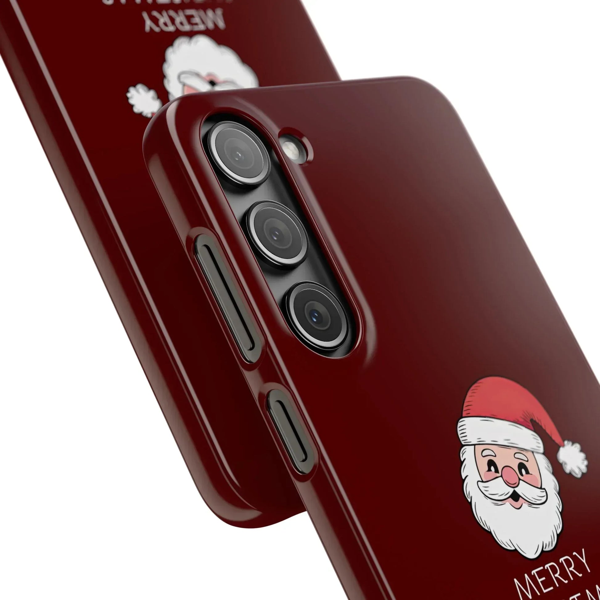 Crimson Claus Phone Case for iPhone 8-17 and Galaxy S20-S25 - KARARMDESIGN
