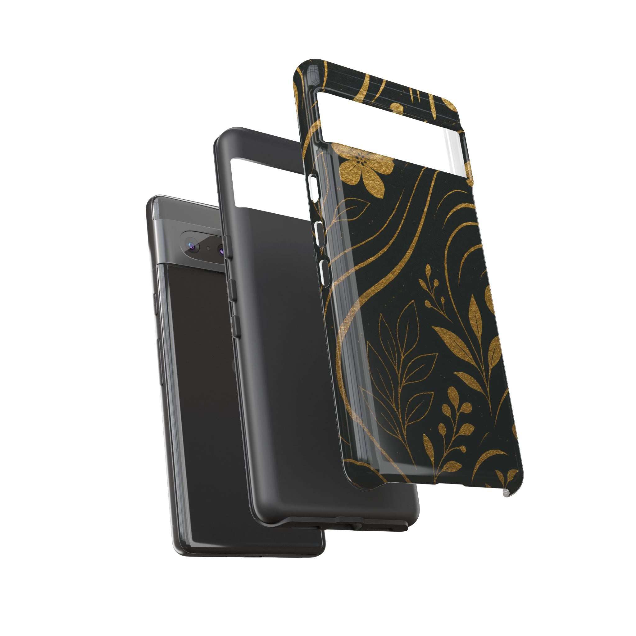 Gold Pattern Tough Phone Case for Samsung Galaxy & Google Pixel