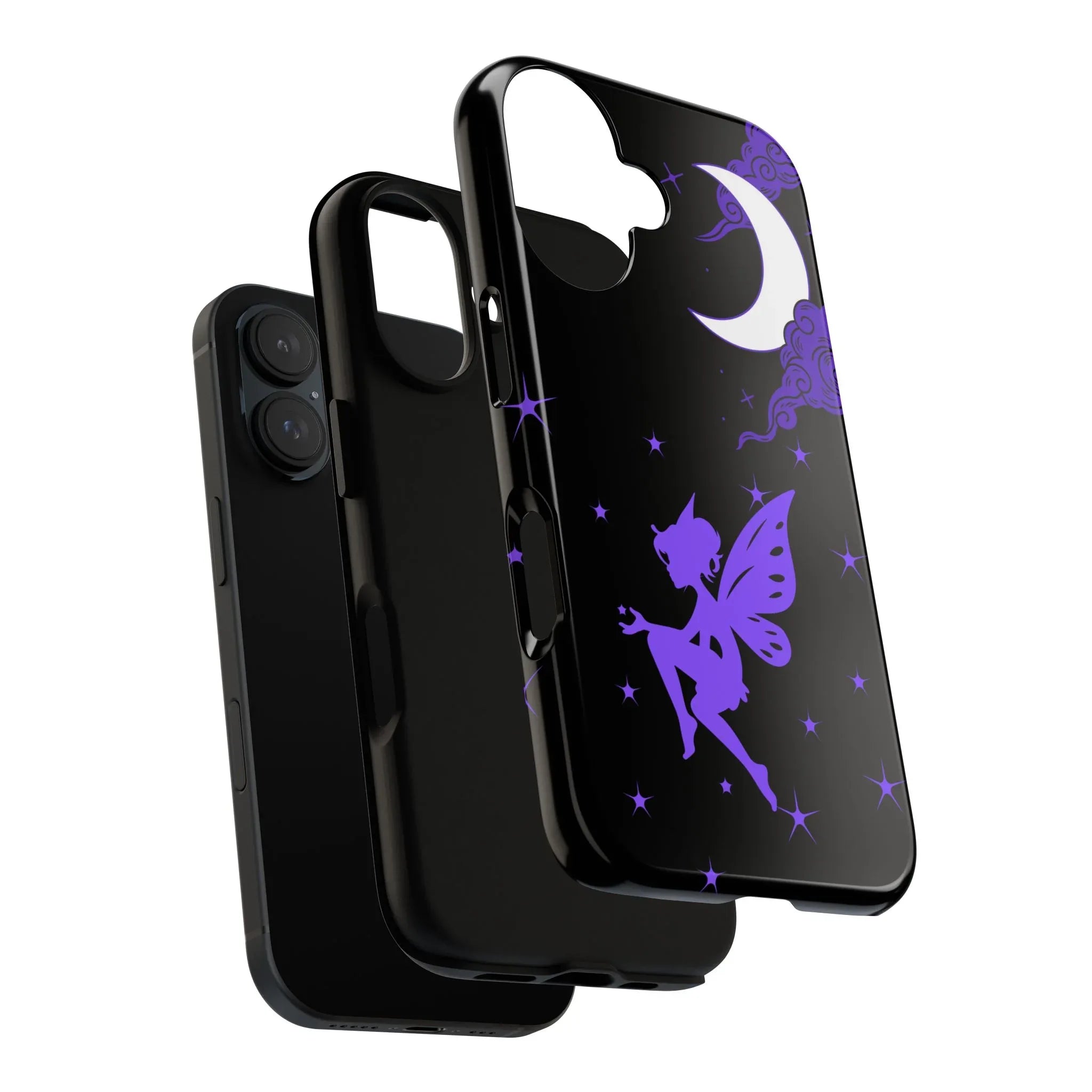 Moonlit Fairy Phone Case for iPhone 8-16 and Galaxy S10-S23 - KARARMDESIGN
