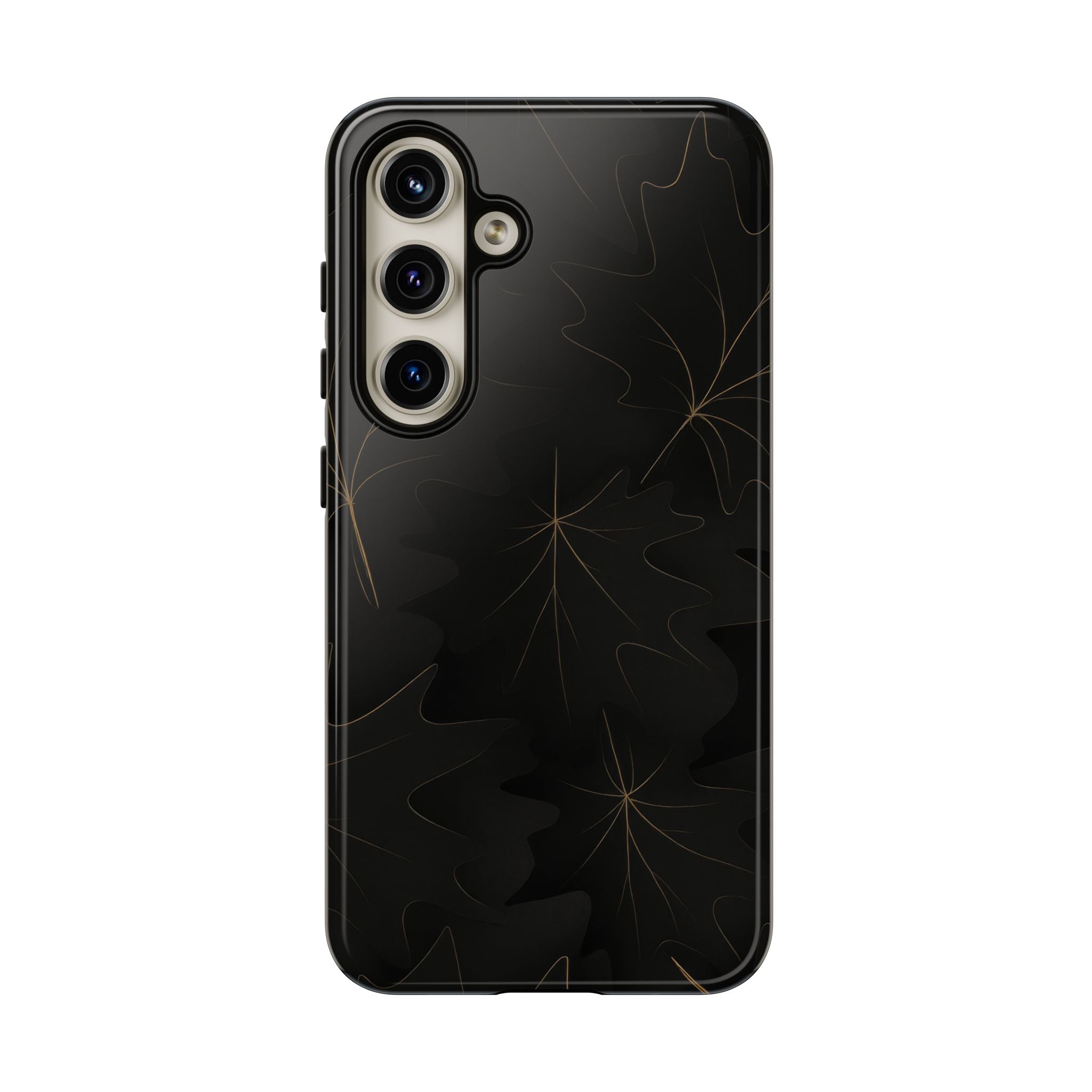 Luxury Fall Leaf Phone Case – Samsung Galaxy S20–S26 & Google Pixel 6-9
