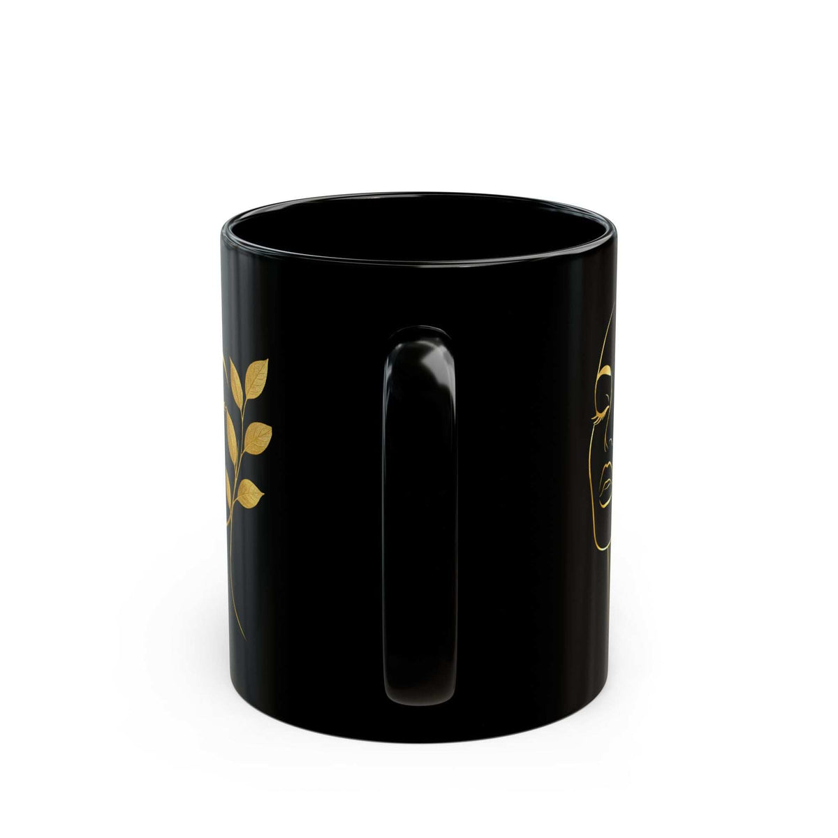 Golden Muse Mug - Black Mug (11oz, 15oz)