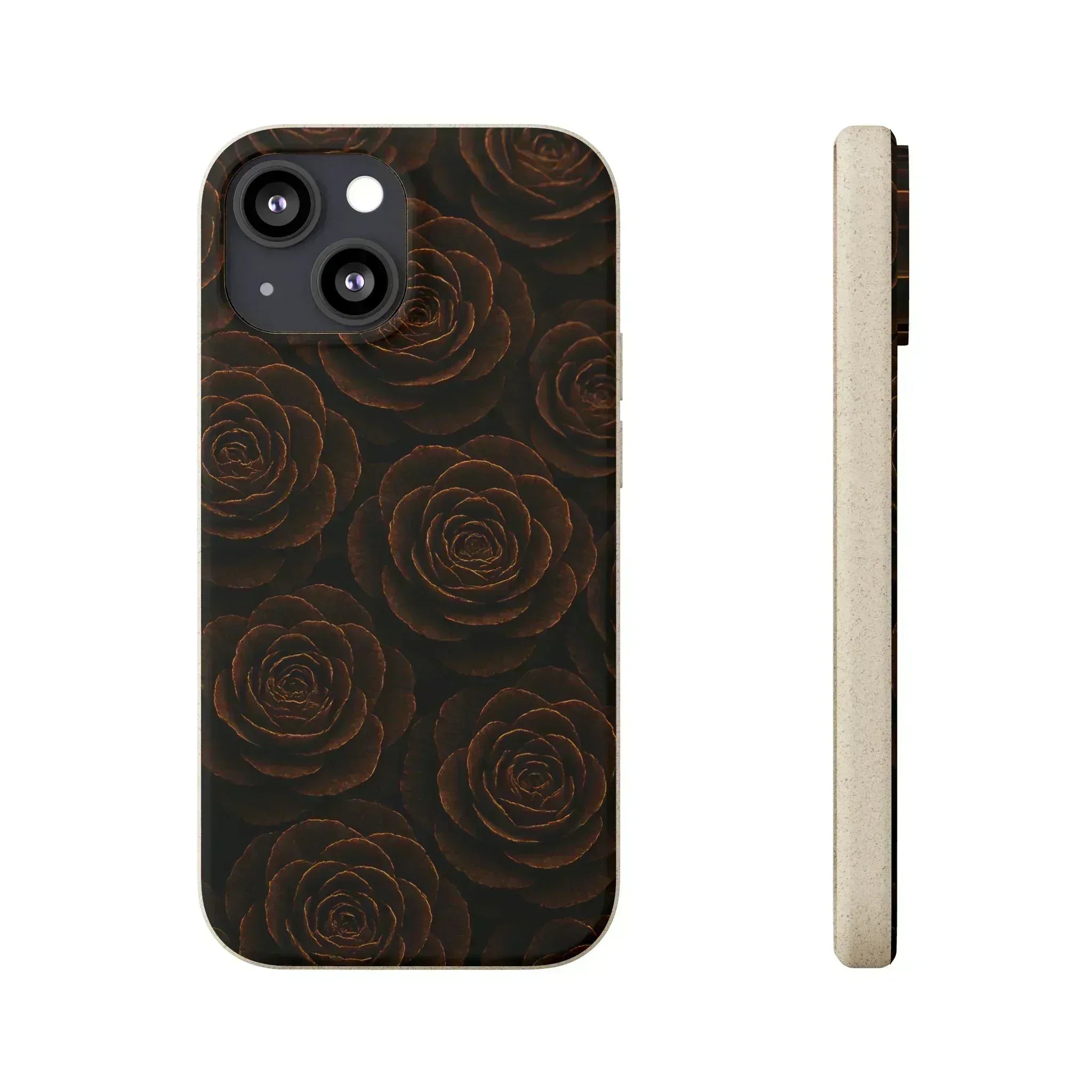 Wooden Roses Phone Case for iPhone 11-16 and Samsung Galaxy S20-S22 - KARARMDESIGN