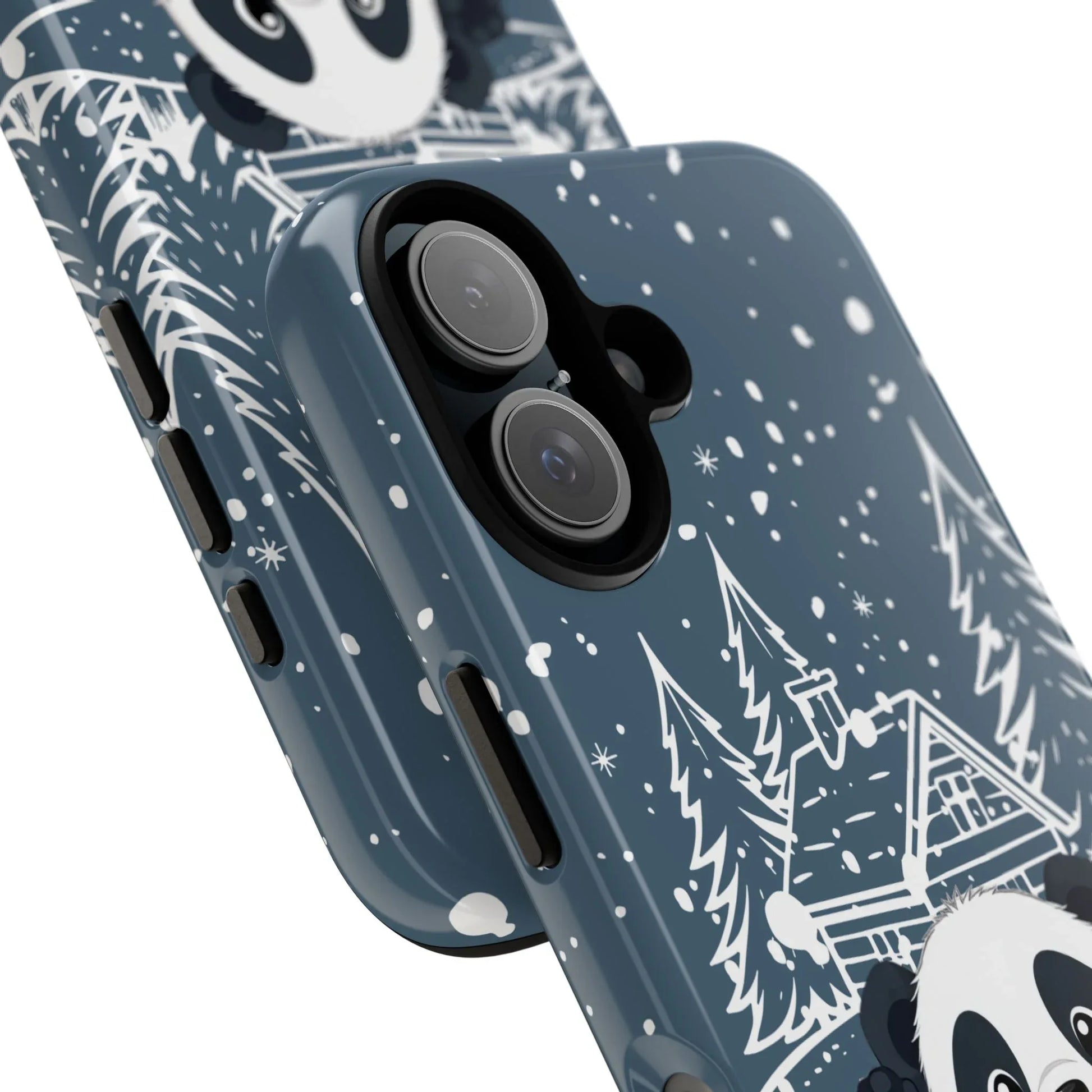 Cute Panda in a Winter Wonderland Phone Case for iPhone 8-17 - KARARMDESIGN