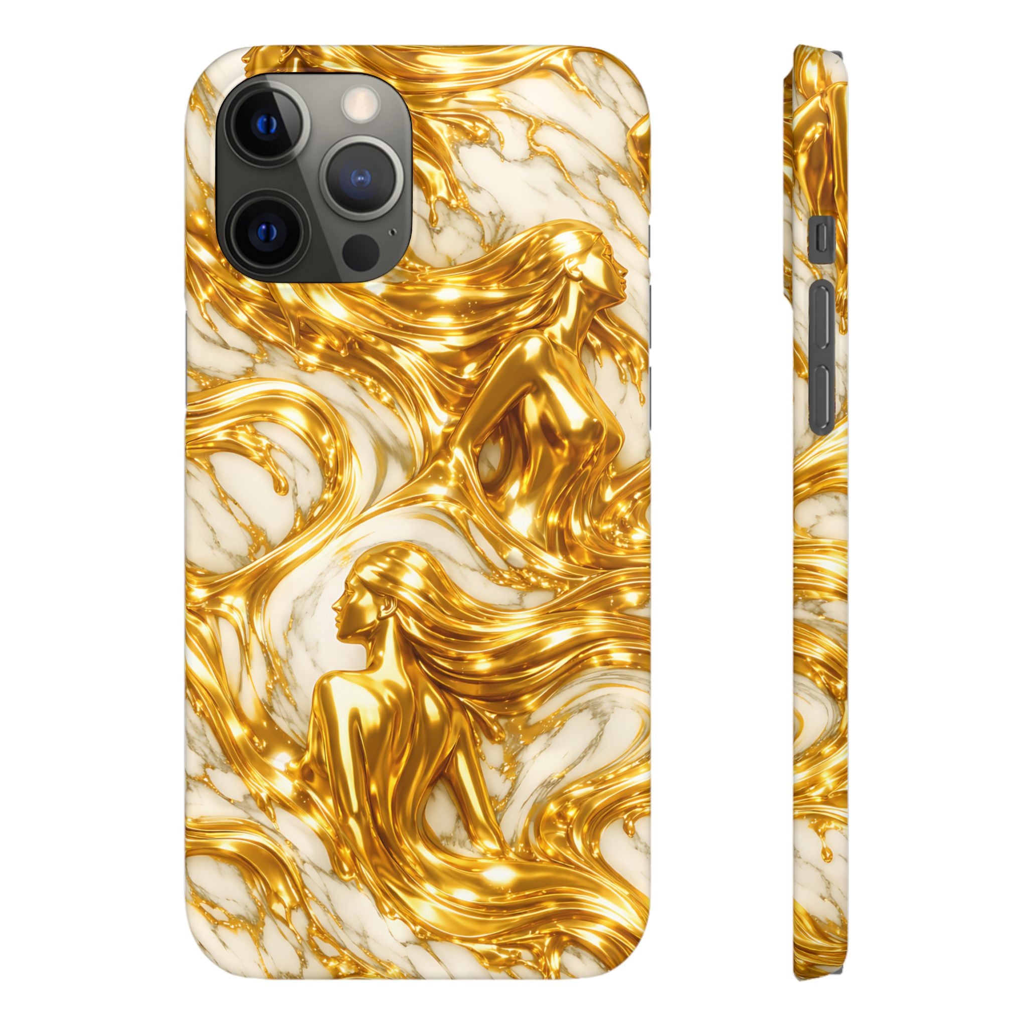 Divine Gold Woman Snap Phone Case for iPhone & Galaxy