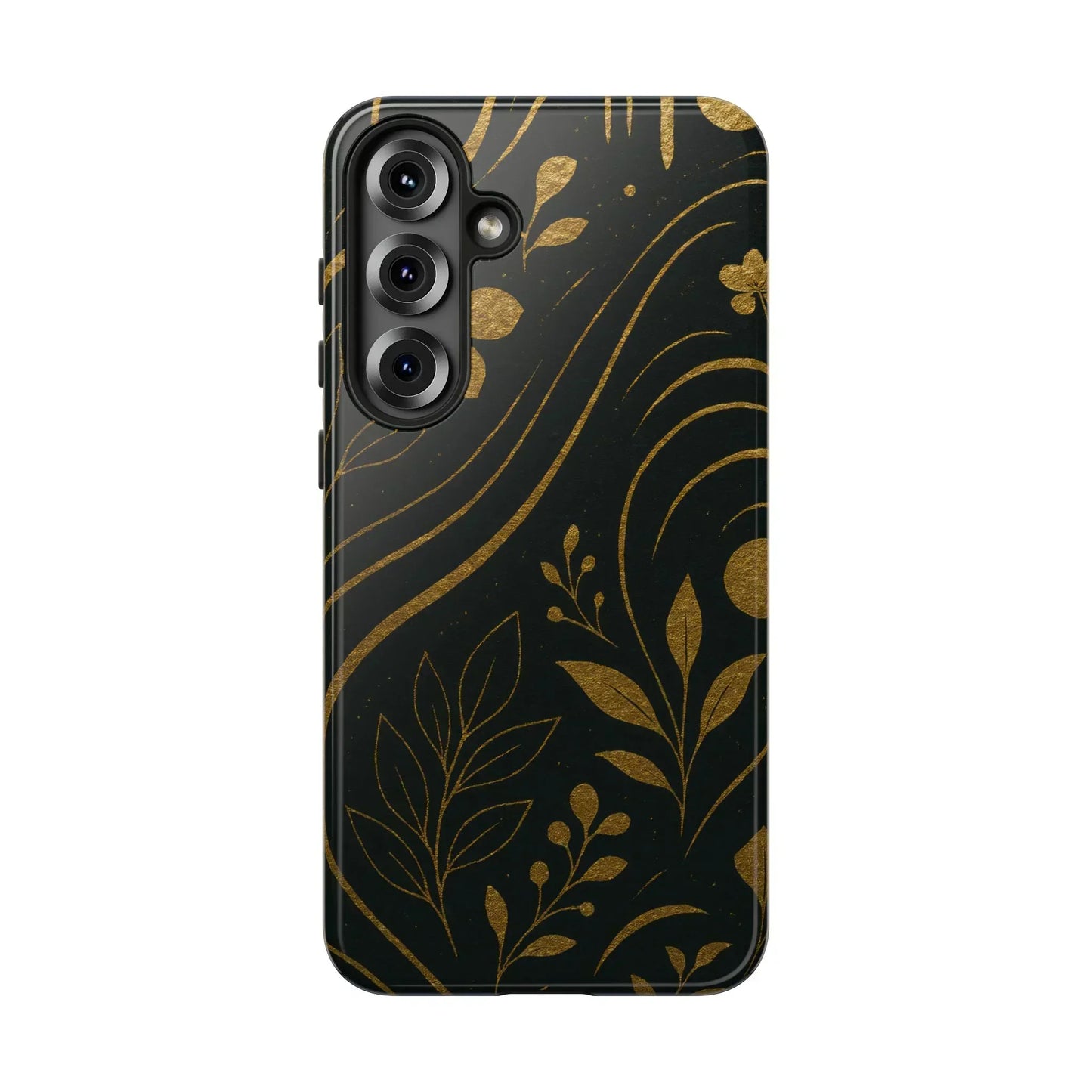 Foil Frenzy Abstract Gold Pattern Phone Case for Samsung Galaxy and Google Pixel - KarArmDesign
