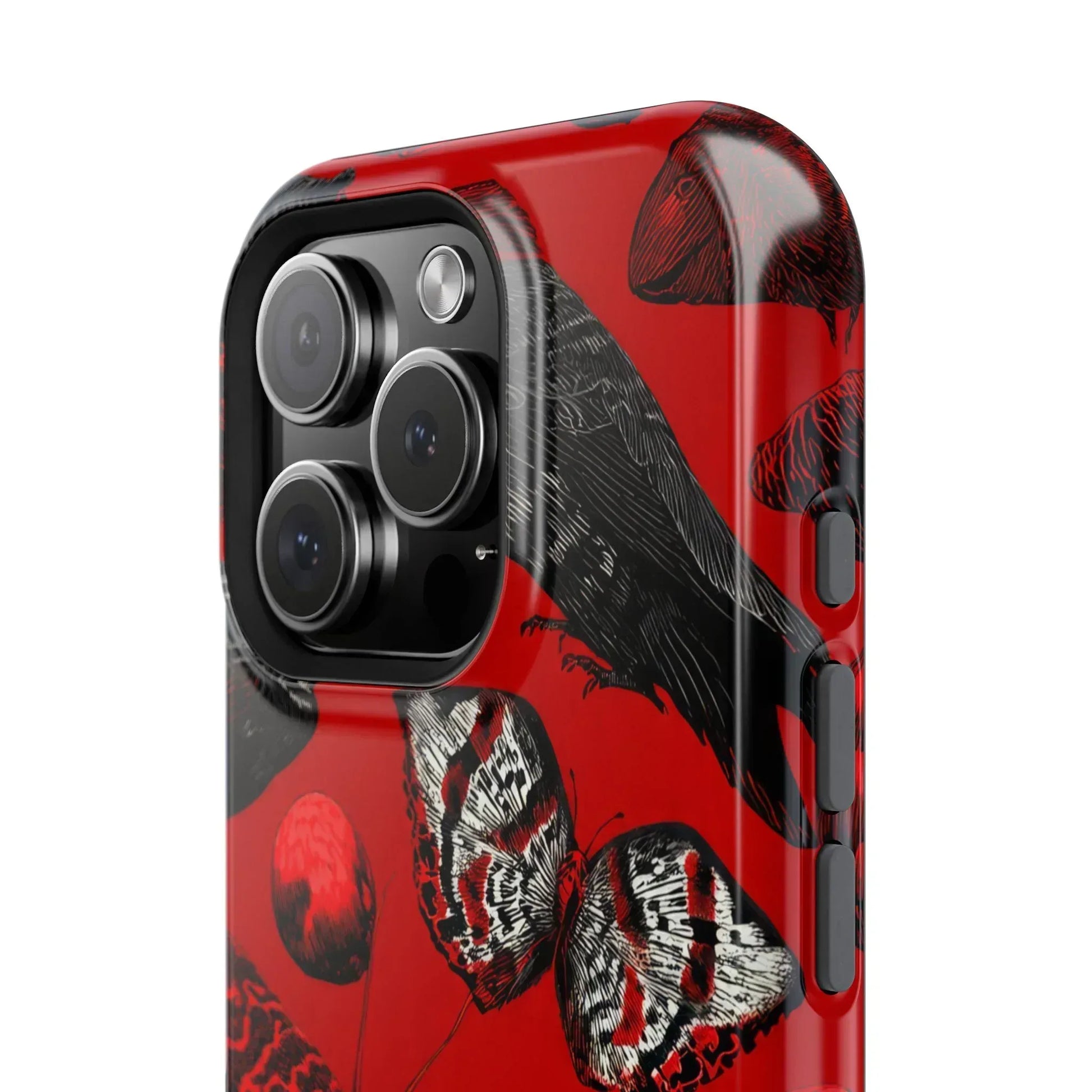 Crimson Wilderness Phone Case for iPhone 11-17 - KARARMDESIGN