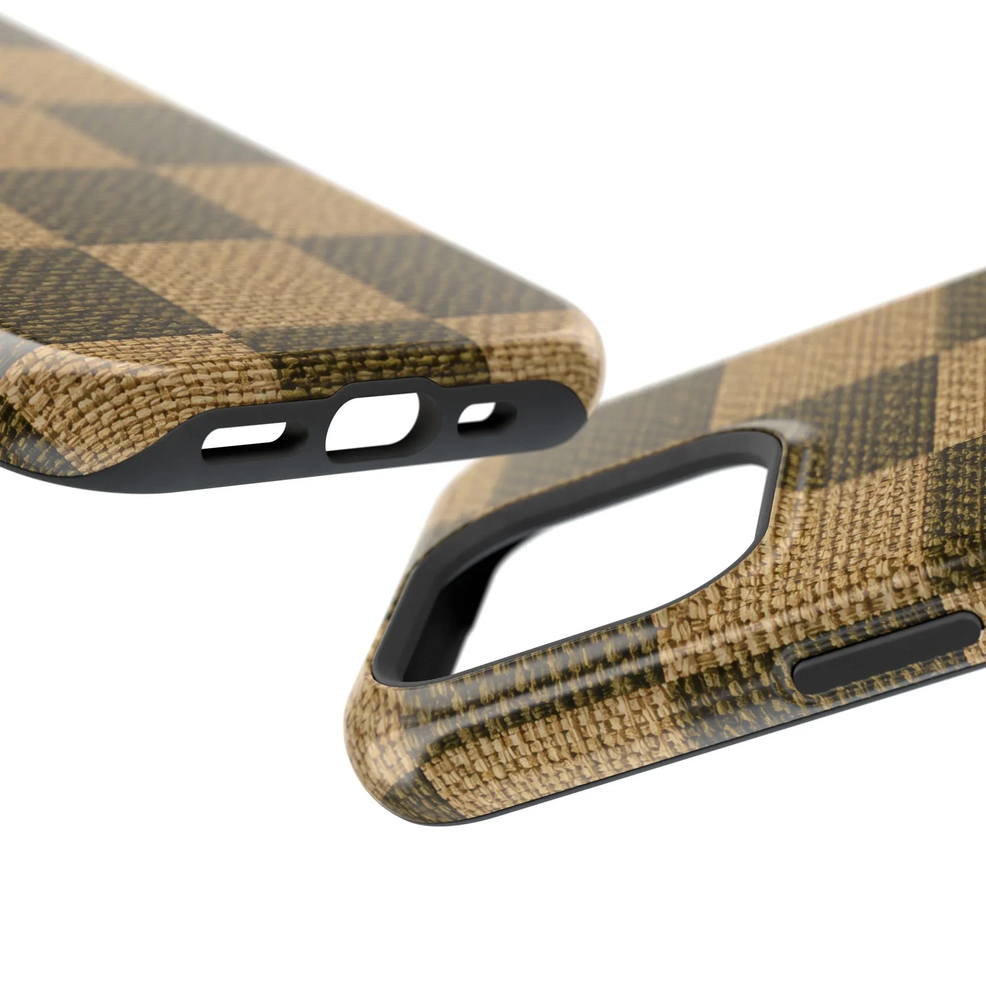 Rustic Woven Phone Case for iPhone 11-17 and Galaxy S21-S22 - KARARMDESIGN