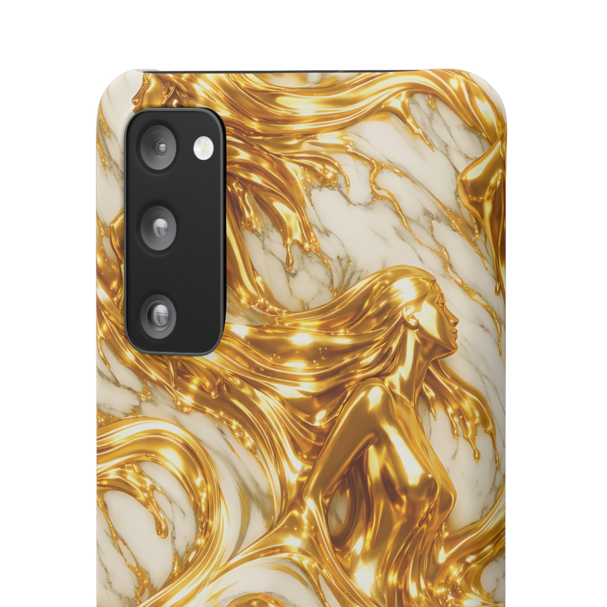 Divine Gold Woman Snap Phone Case for iPhone & Galaxy