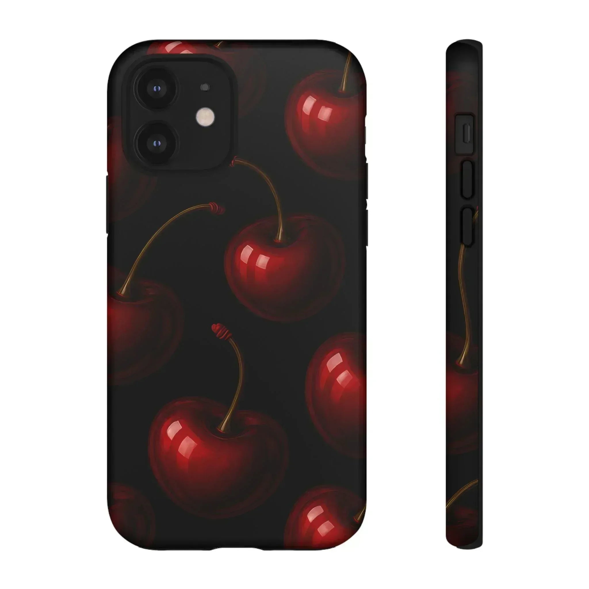 Cherry Phone Case for iPhone X-16 and Galaxy S20-S25 - KARARMDESIGN