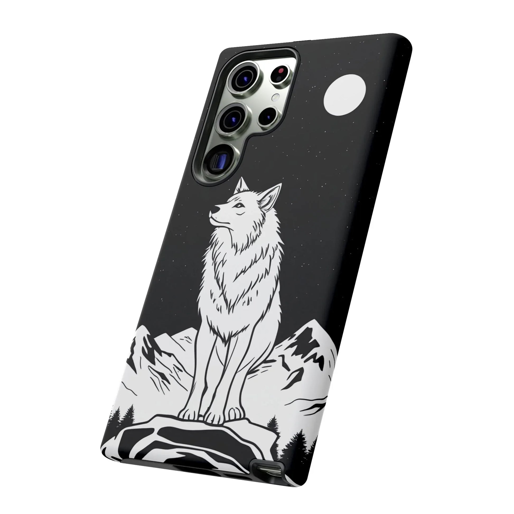 Majestic Wolf Phone Case for iPhone and Galaxy - KARARMDESIGN