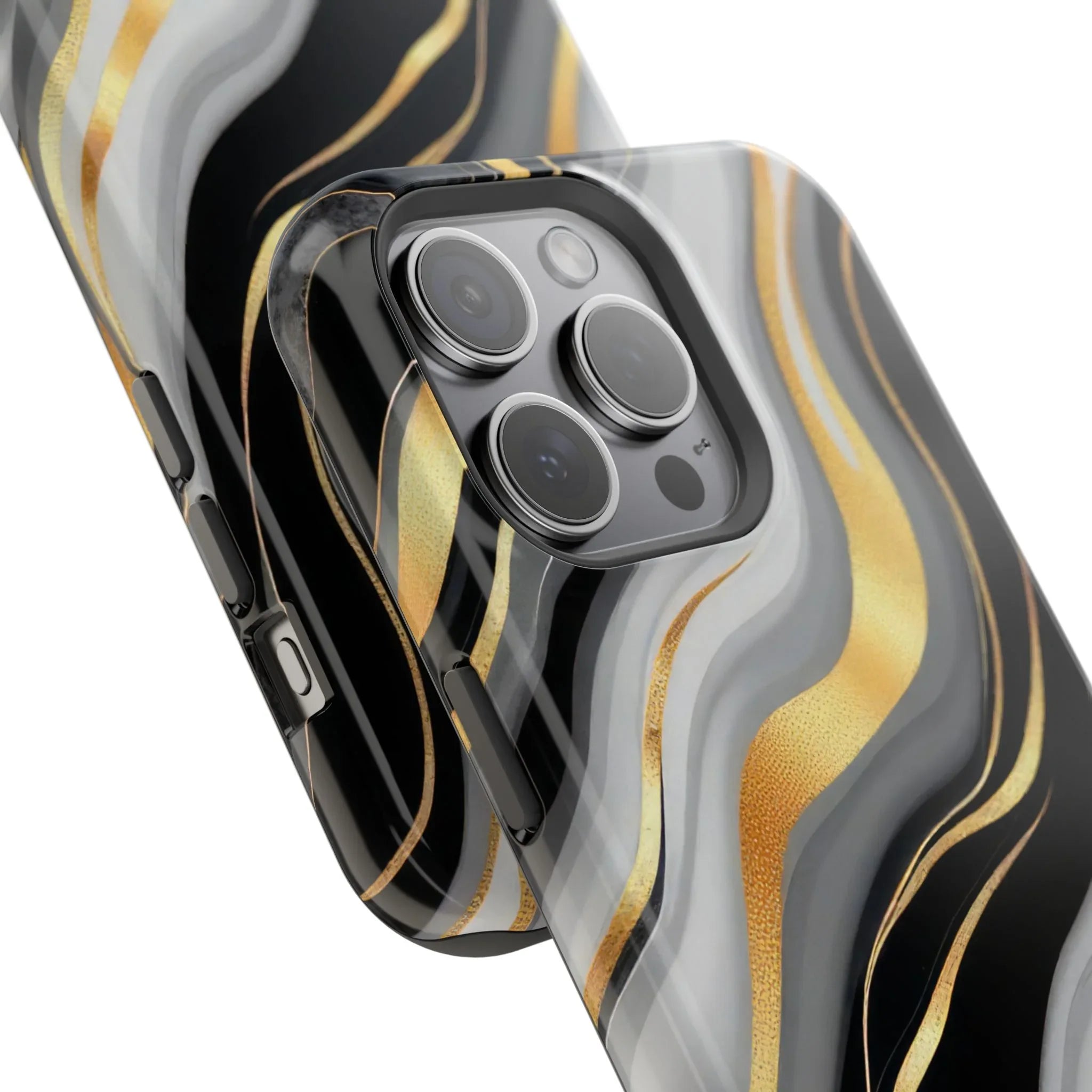 Modern Marble Flow Phone Case for iPhone 11-17 - KARARMDESIGN
