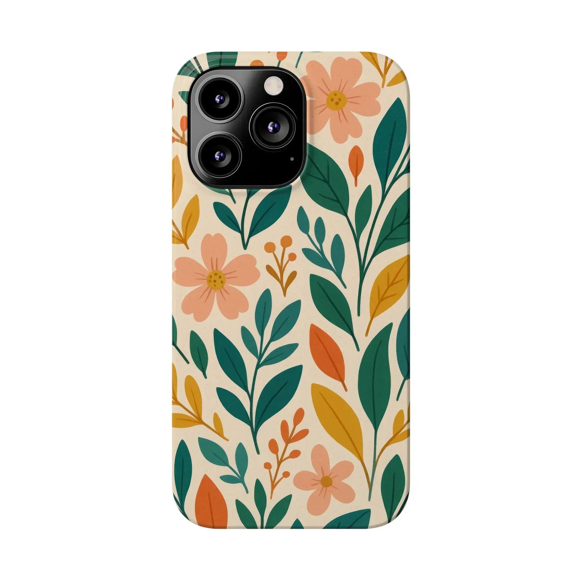 Floral Harmony Phone Case for iPhone 7-16 Models - KarArmDesign