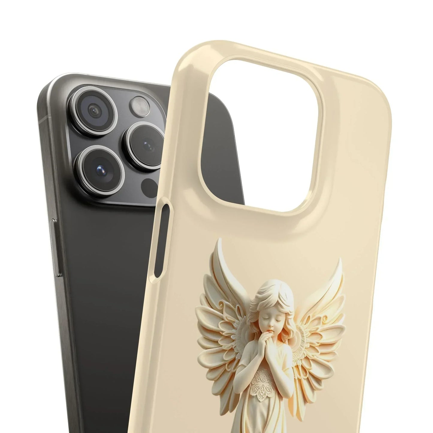 Heavenly Angel Phone Case for iPhone 7-16 and Samsung Galaxy S10-S24 Models - KarArmDesign