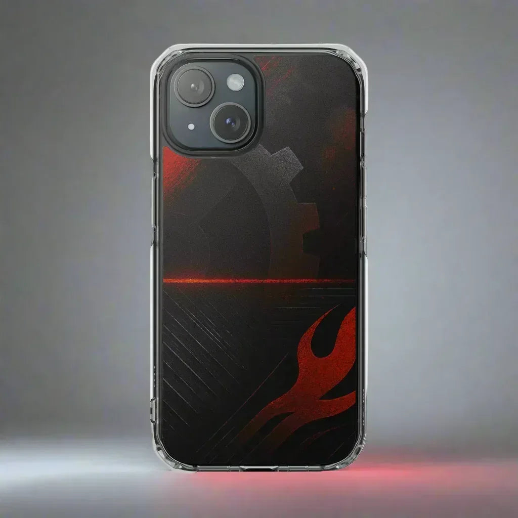 Gear Flame Phone Case for iPhone 14-16 - KARARMDESIGN