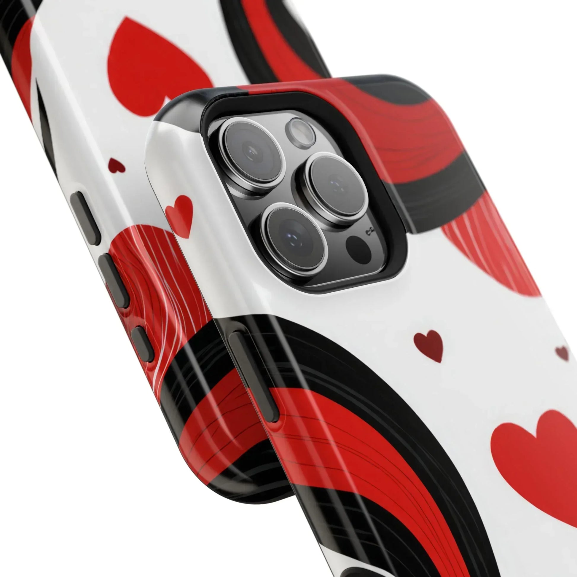 Red Romance Phone Case for iPhone 11-17 and Galaxy S21-S22 - KARARMDESIGN