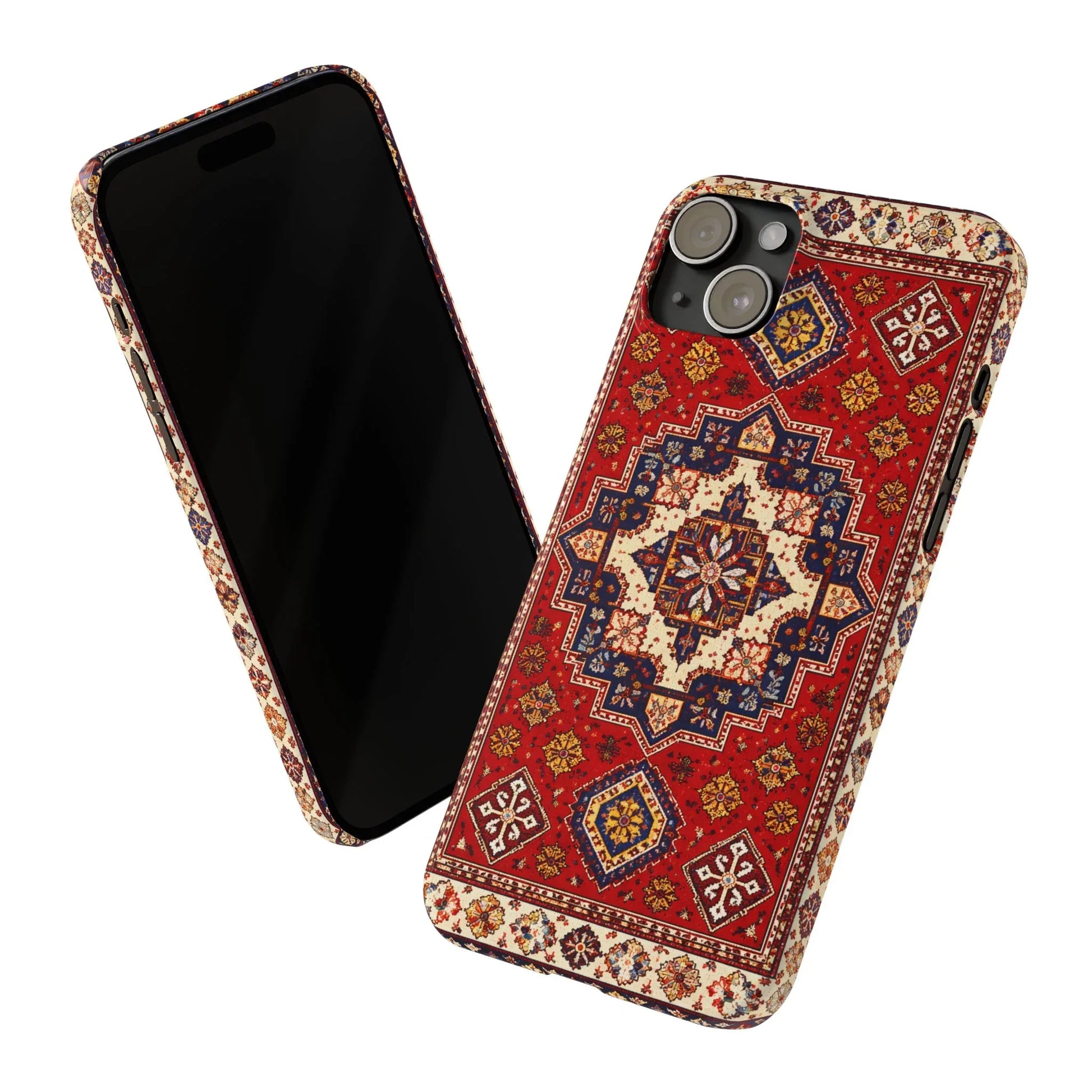 Armenian Carpet Pattern Phone Case for iPhone 11-16 - KARARMDESIGN