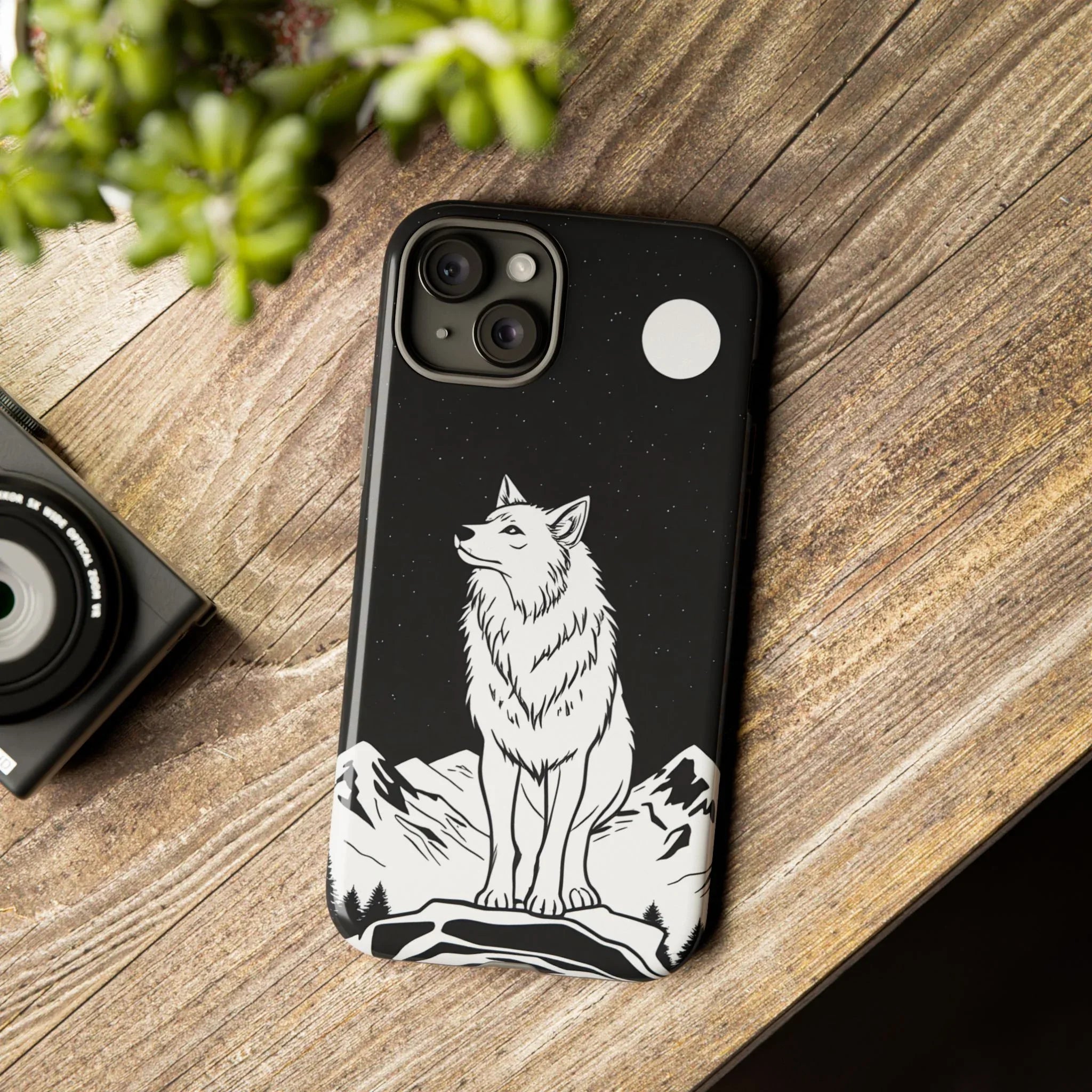Majestic Wolf Phone Case for iPhone and Galaxy - KARARMDESIGN