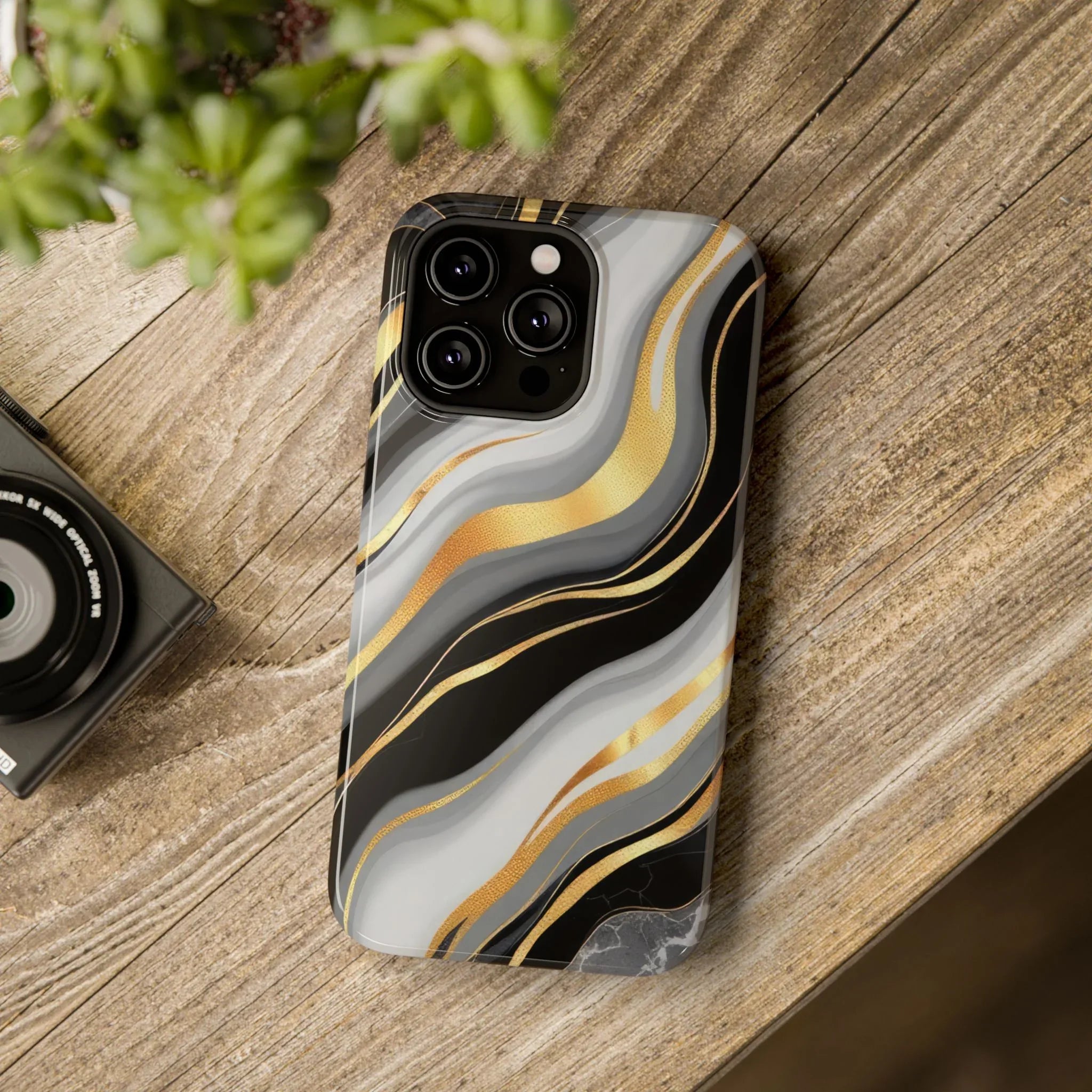 Modern Marble Flow Phone Case for iPhone 11-17 - KARARMDESIGN