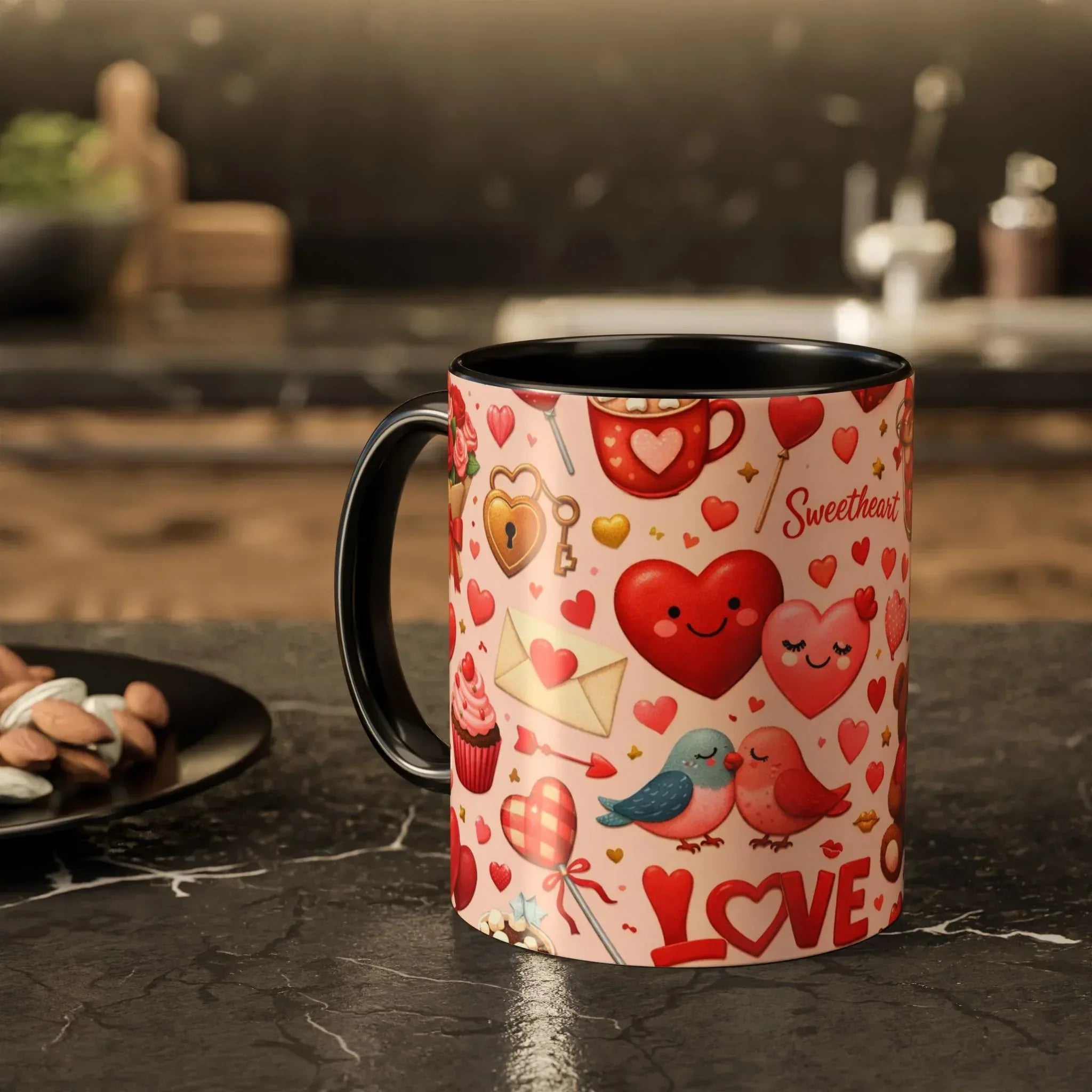 Sweetheart Love Mug - Colorful Mugs (11oz, 15oz) - KARARMDESIGN