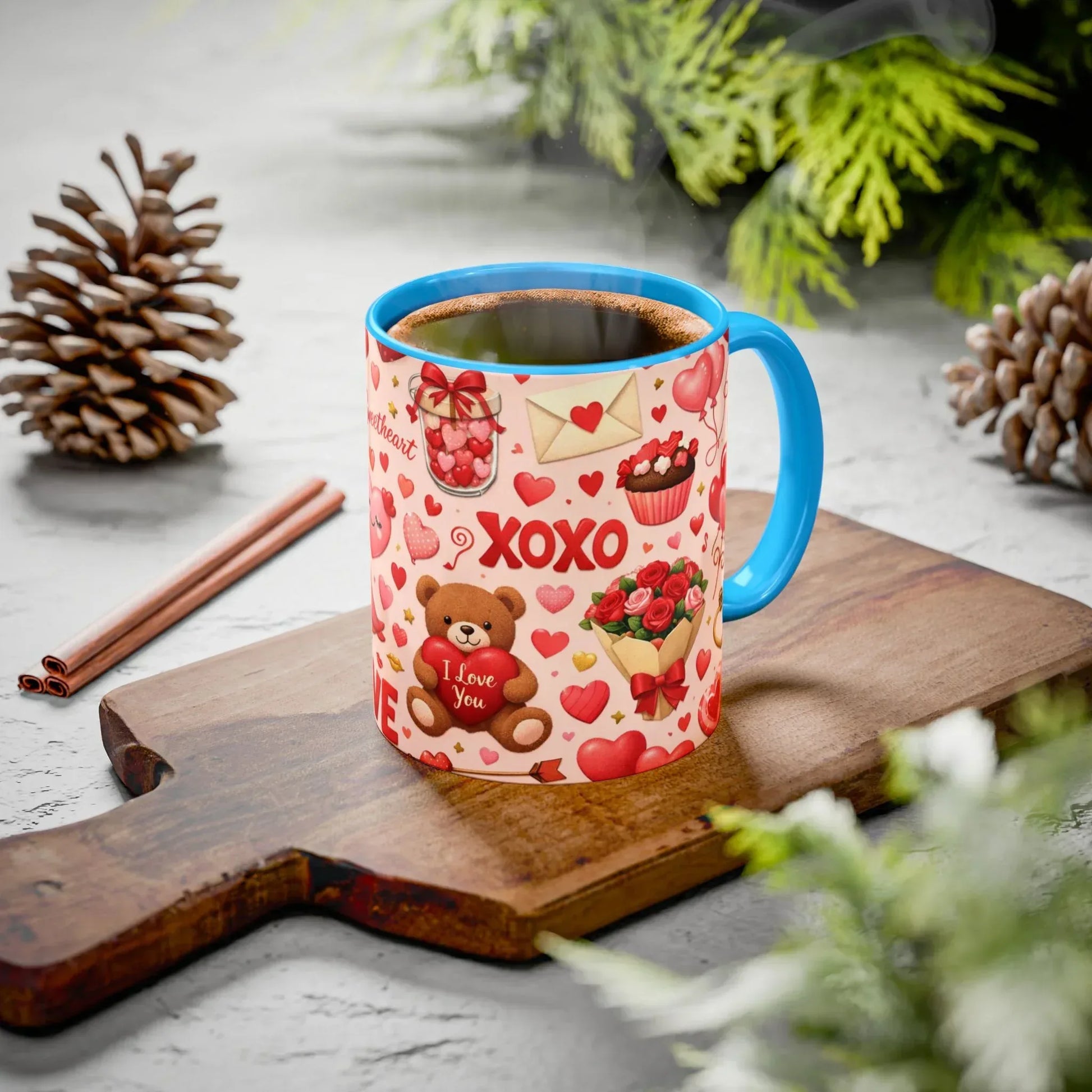 Sweetheart Love Mug - Colorful Mugs (11oz, 15oz) - KARARMDESIGN