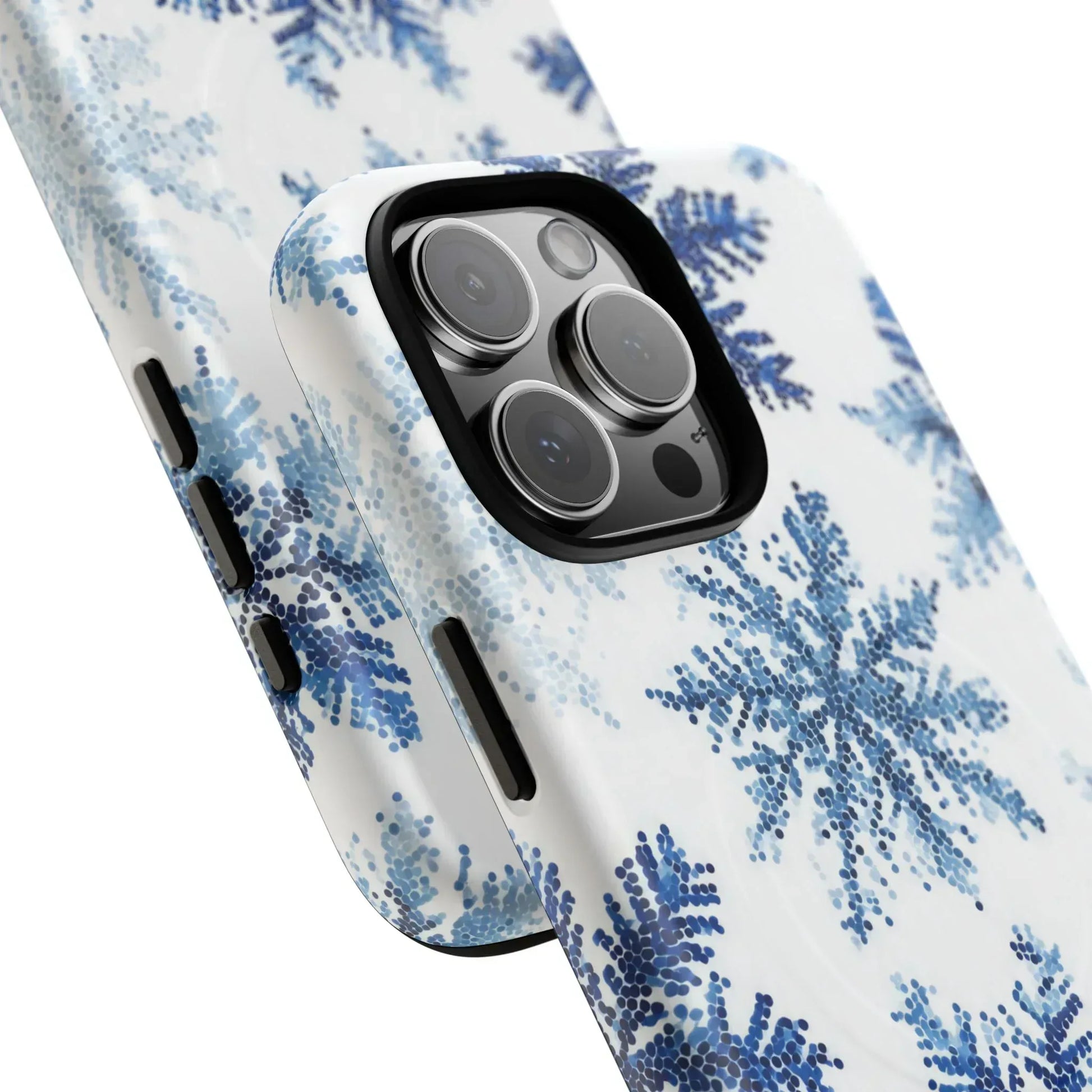 Snowflake Elegance Phone Case for iPhone 13-17 - KARARMDESIGN
