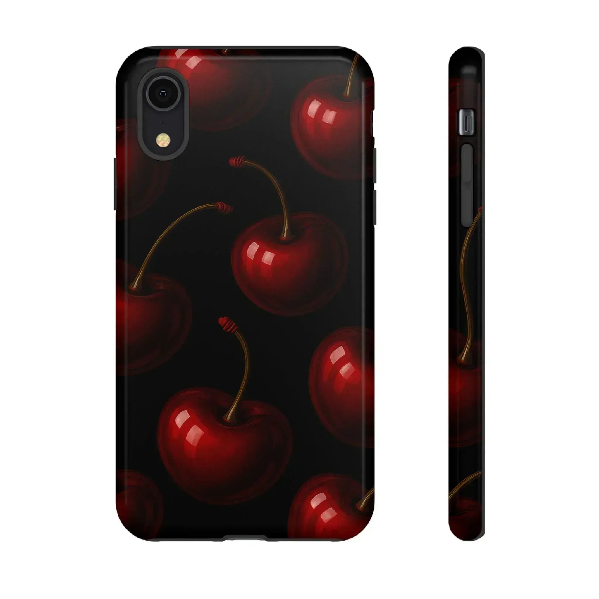 Cherry Phone Case for iPhone X-16 and Galaxy S20-S25 - KARARMDESIGN