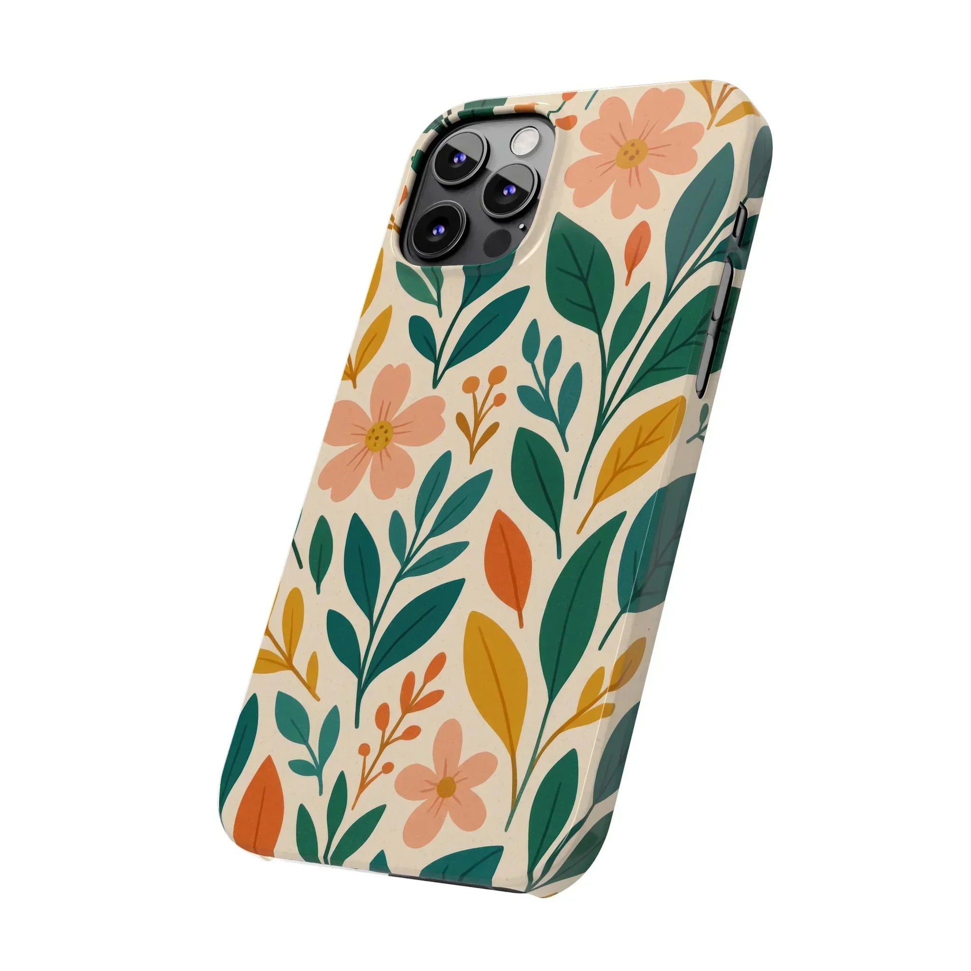 Floral Harmony Phone Case for iPhone 7-16 Models - KarArmDesign
