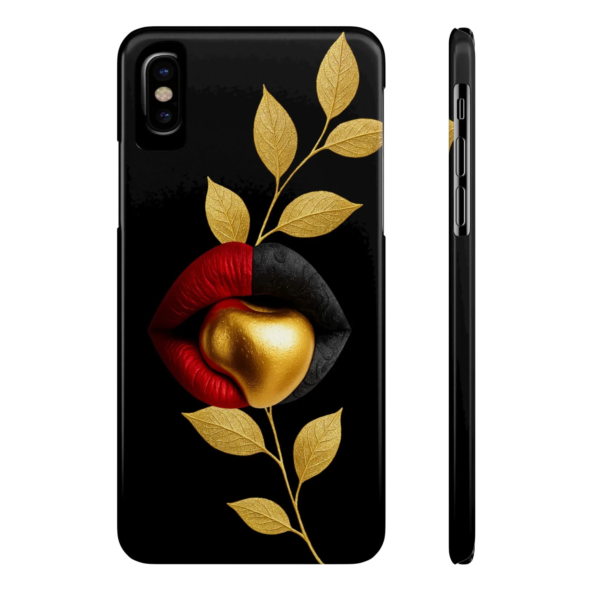 Gilded Expression Phone Case for iPhone 7-17 Models - KARARMDESIGN
