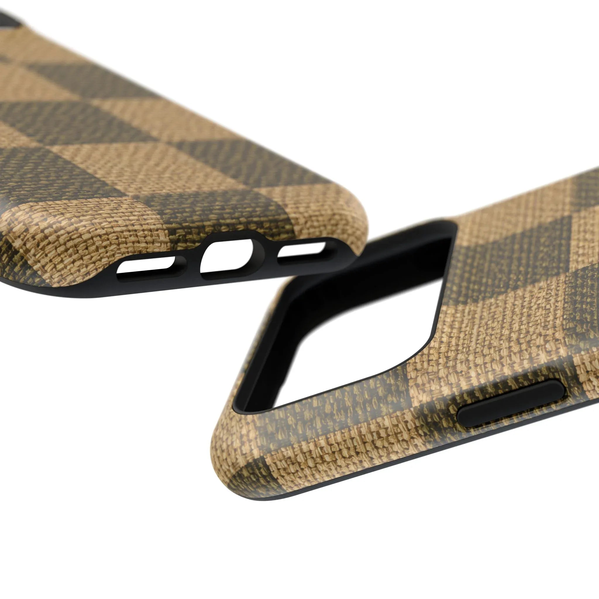 Rustic Woven Phone Case for iPhone 11-17 and Galaxy S21-S22 - KARARMDESIGN