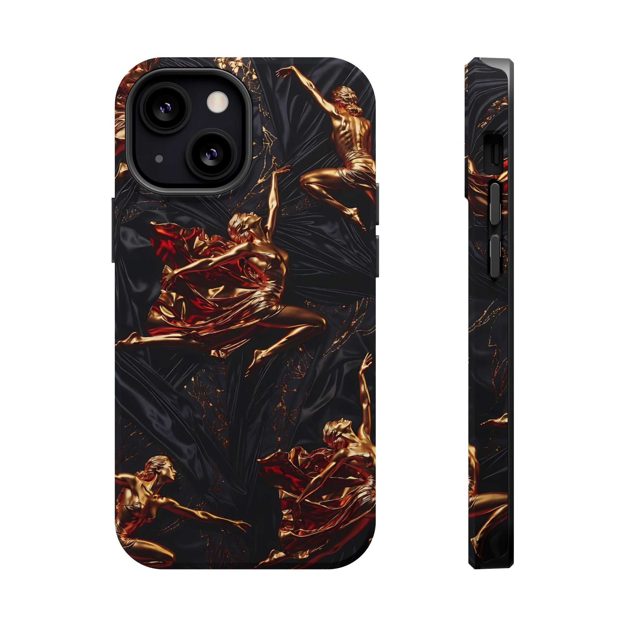 Gold Sculpture Phone Case for iPhone 13-17 & Samsung Galaxy S26