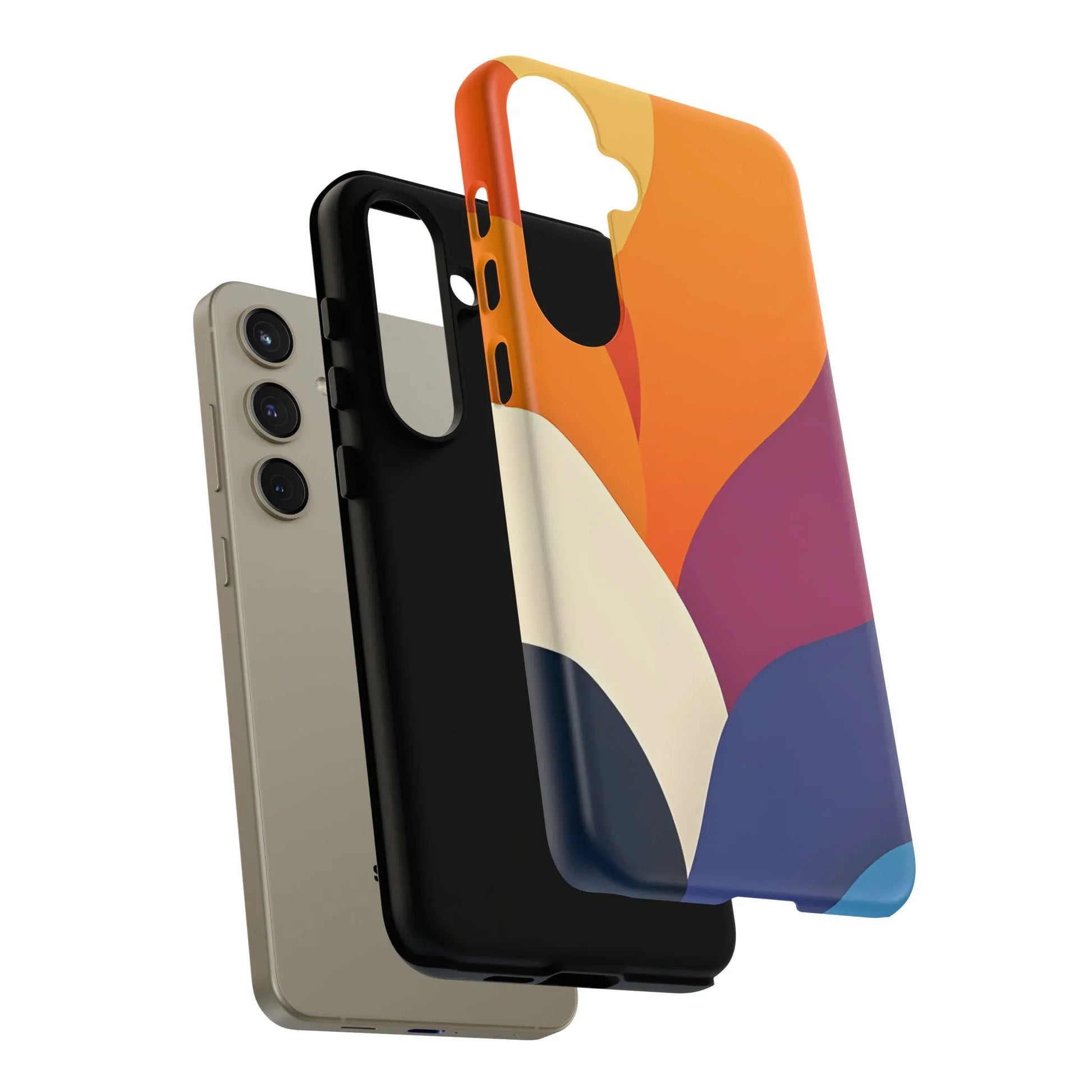 Vibrant Abstract Design Phone Case for iPhone and Galaxy - KARARMDESIGN