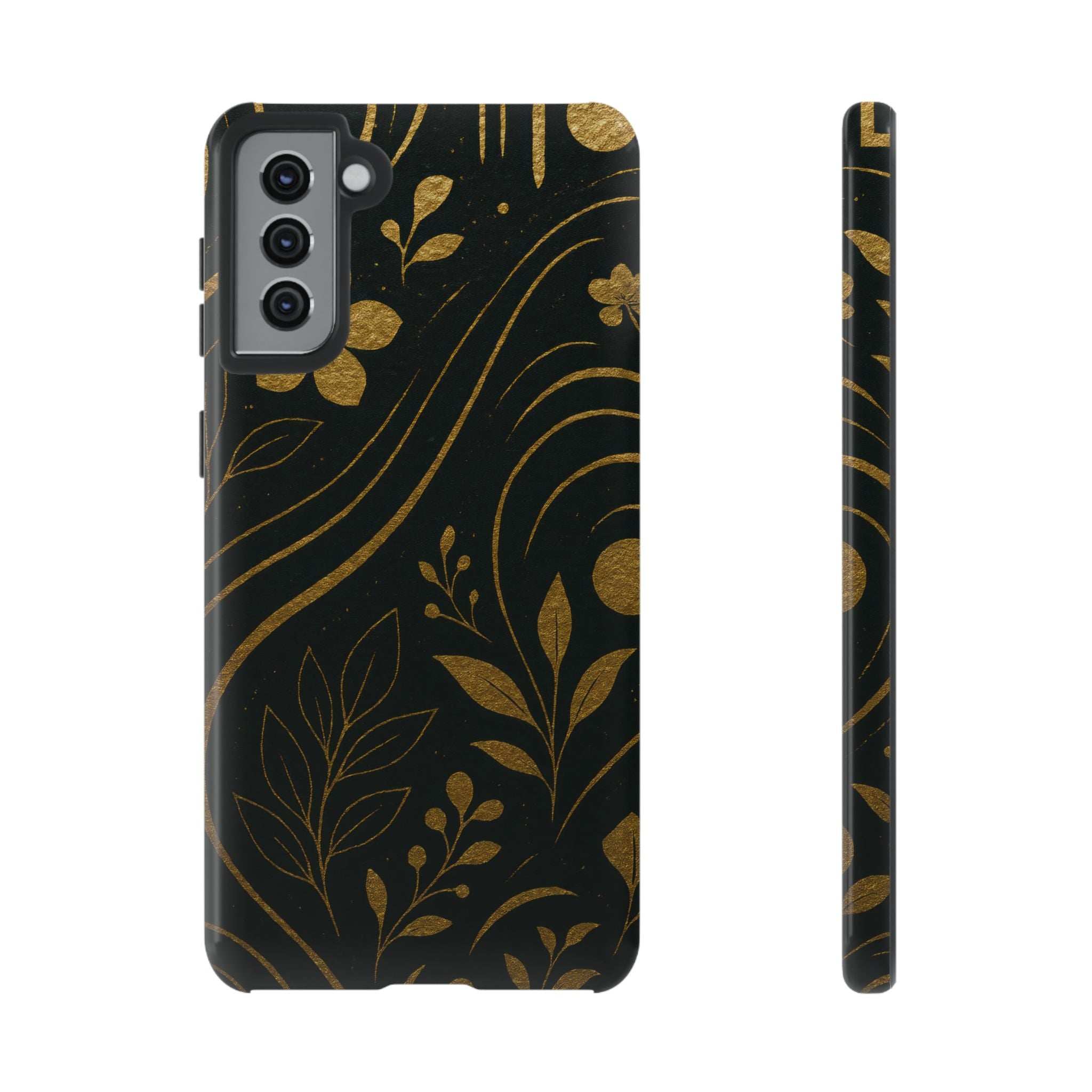 Gold Pattern Tough Phone Case for Samsung Galaxy & Google Pixel