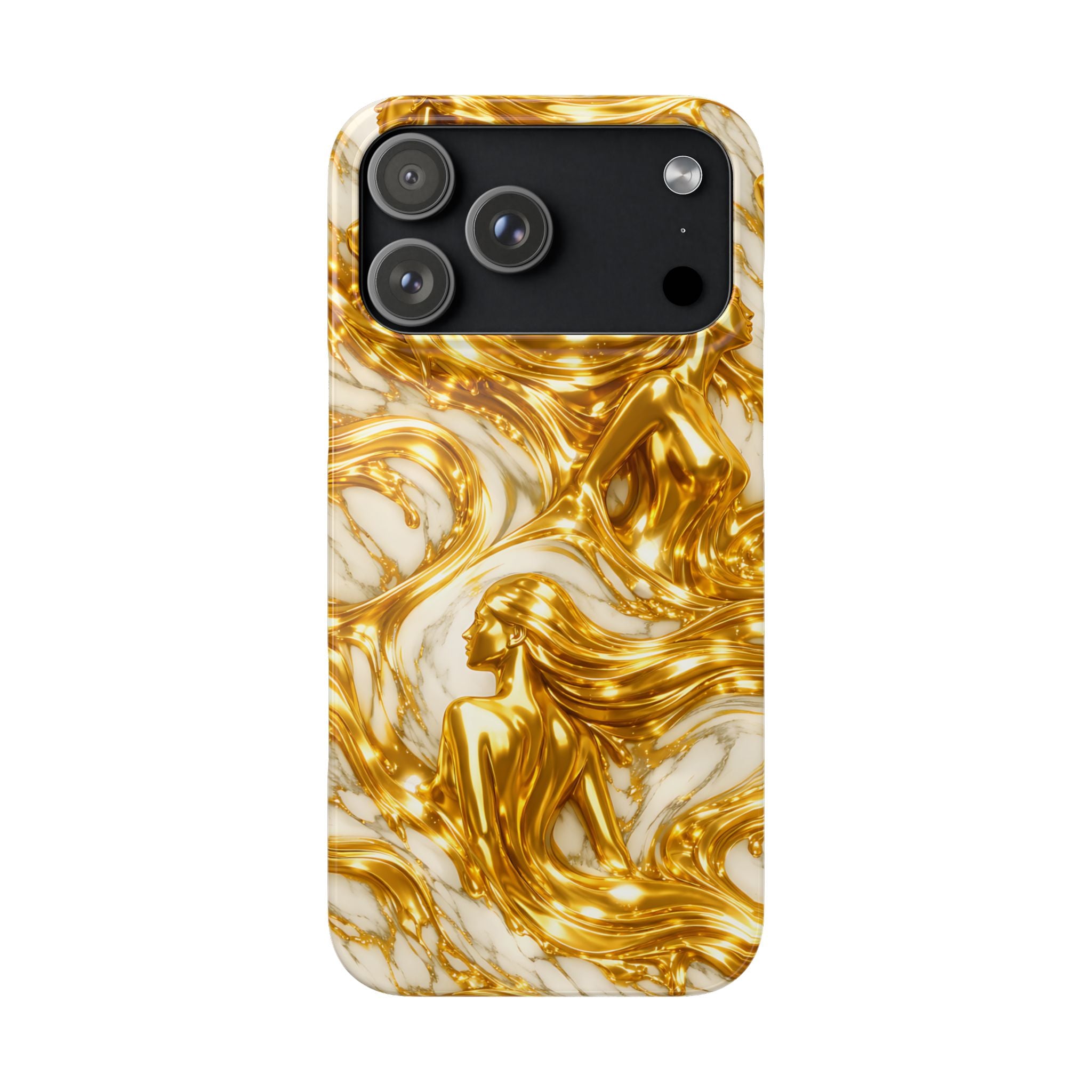 Divine Gold Woman Snap Phone Case for iPhone & Galaxy