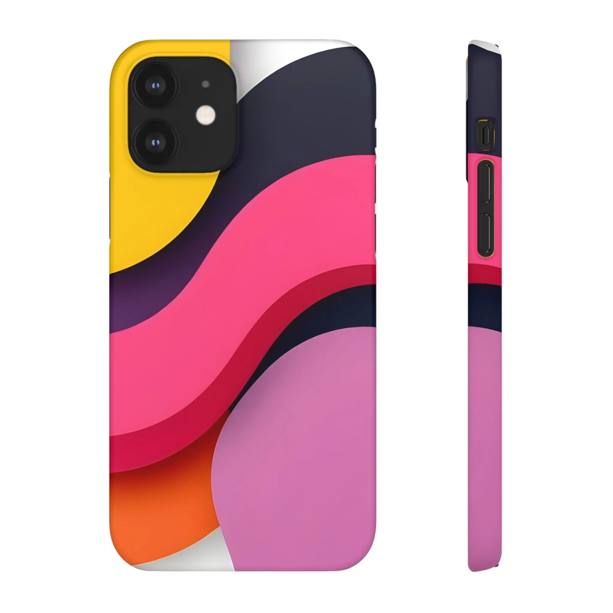 Abstract Phone Case for iPhone 11-17 and Galaxy S20-S25 - KARARMDESIGN