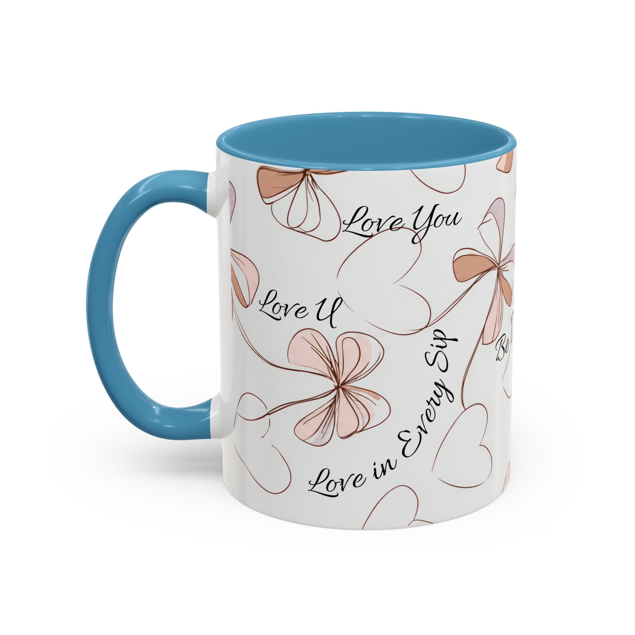 Love Messages Accent Coffee Mug (11, 15oz)