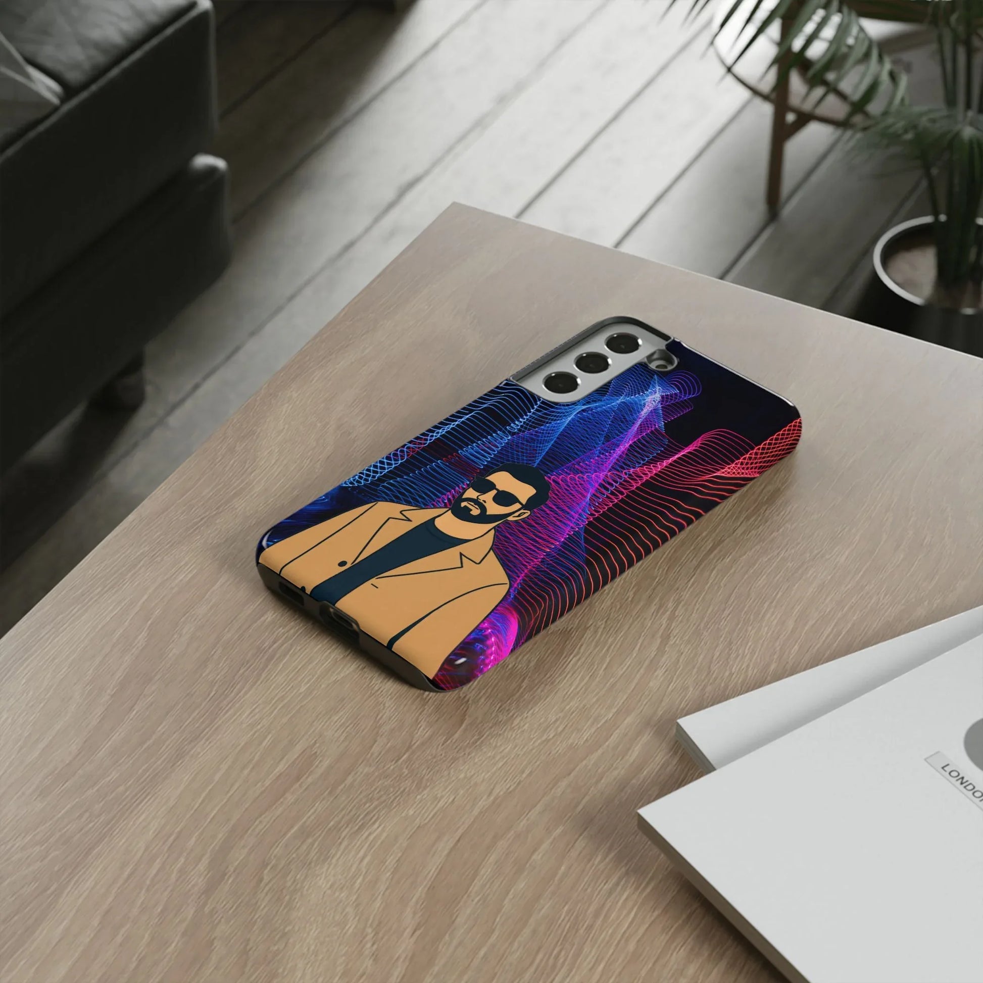 Bearded Style Phone Case for iPhone 11-17 and Galaxy S20-S25 - KARARMDESIGN
