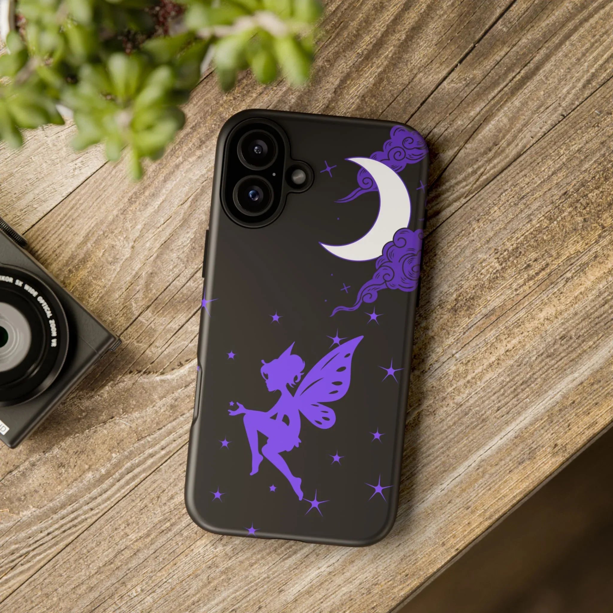 Moonlit Fairy Phone Case for iPhone 8-16 and Galaxy S10-S23 - KARARMDESIGN