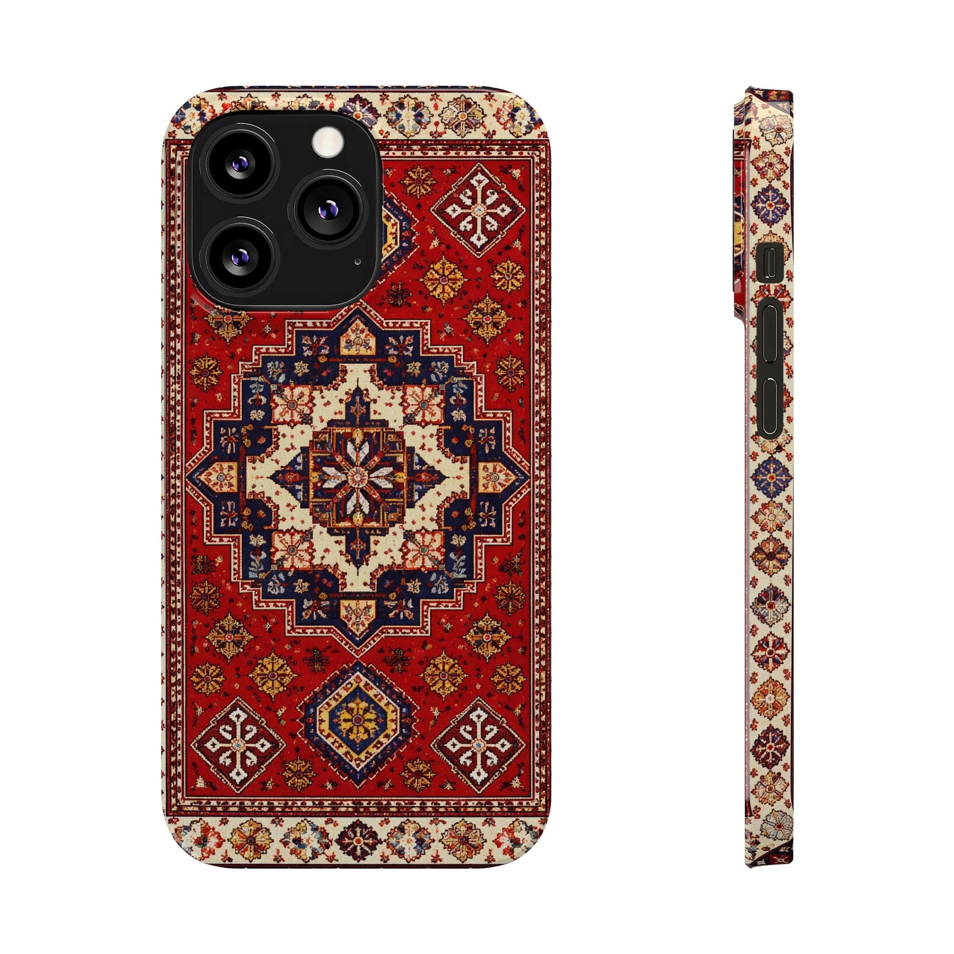 Armenian Carpet Pattern Phone Case for iPhone 11-16 - KARARMDESIGN