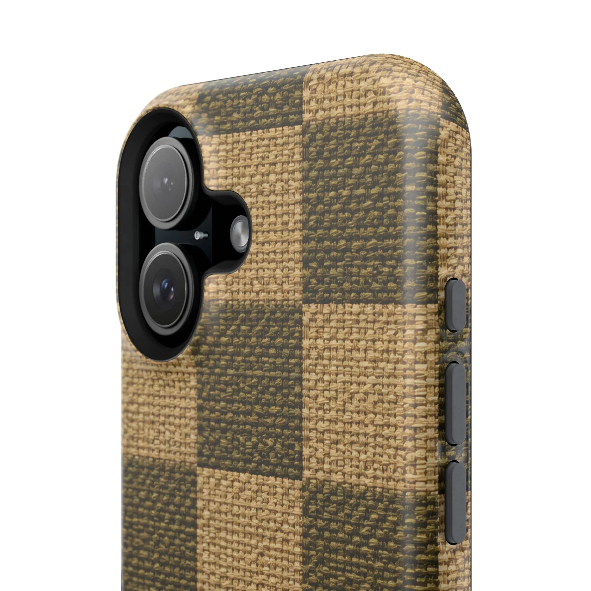 Rustic Woven Phone Case for iPhone 11-17 and Galaxy S21-S22 - KARARMDESIGN