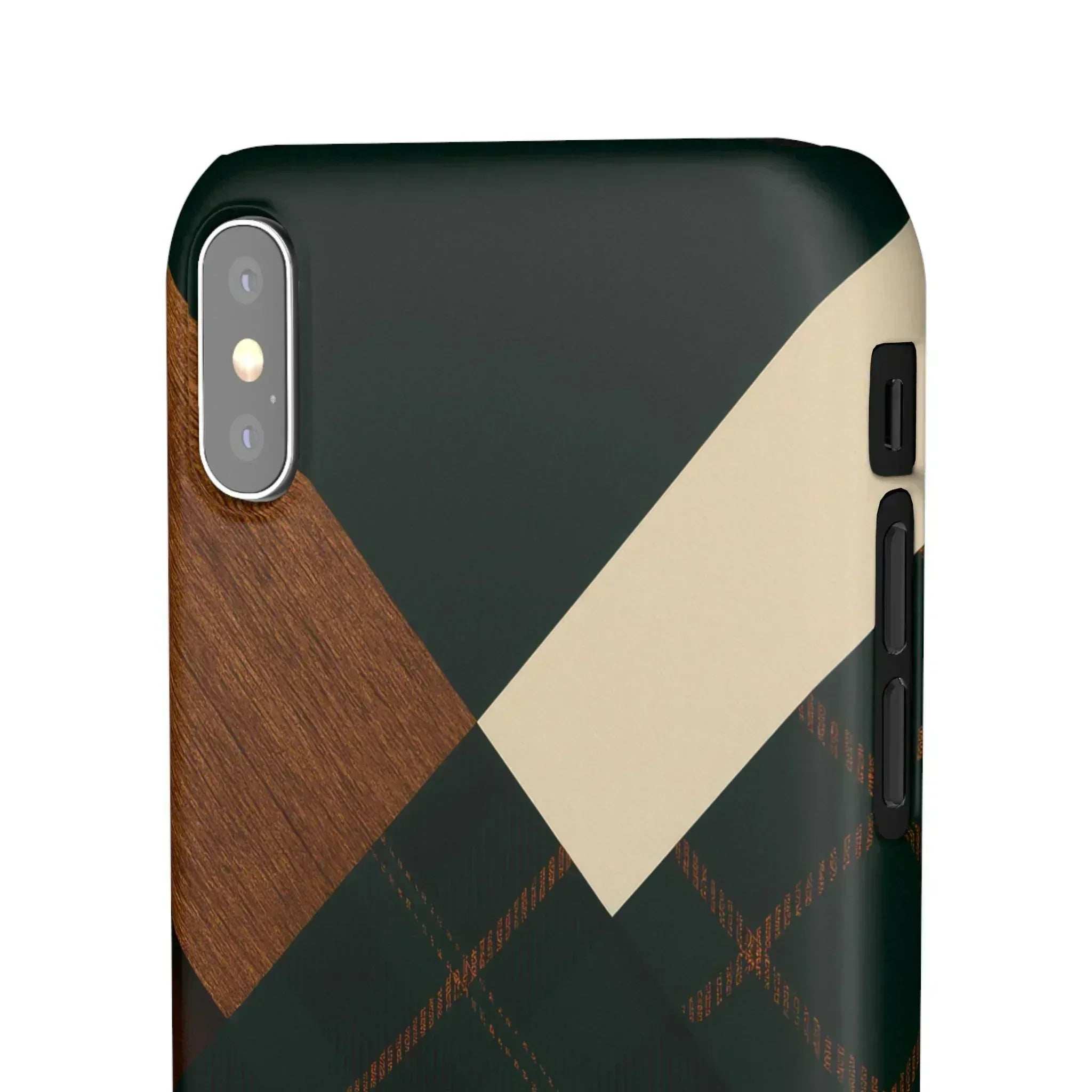 Rustic Green Phone Case for iPhone 8-16 and Galaxy S20-S24 - KARARMDESIGN