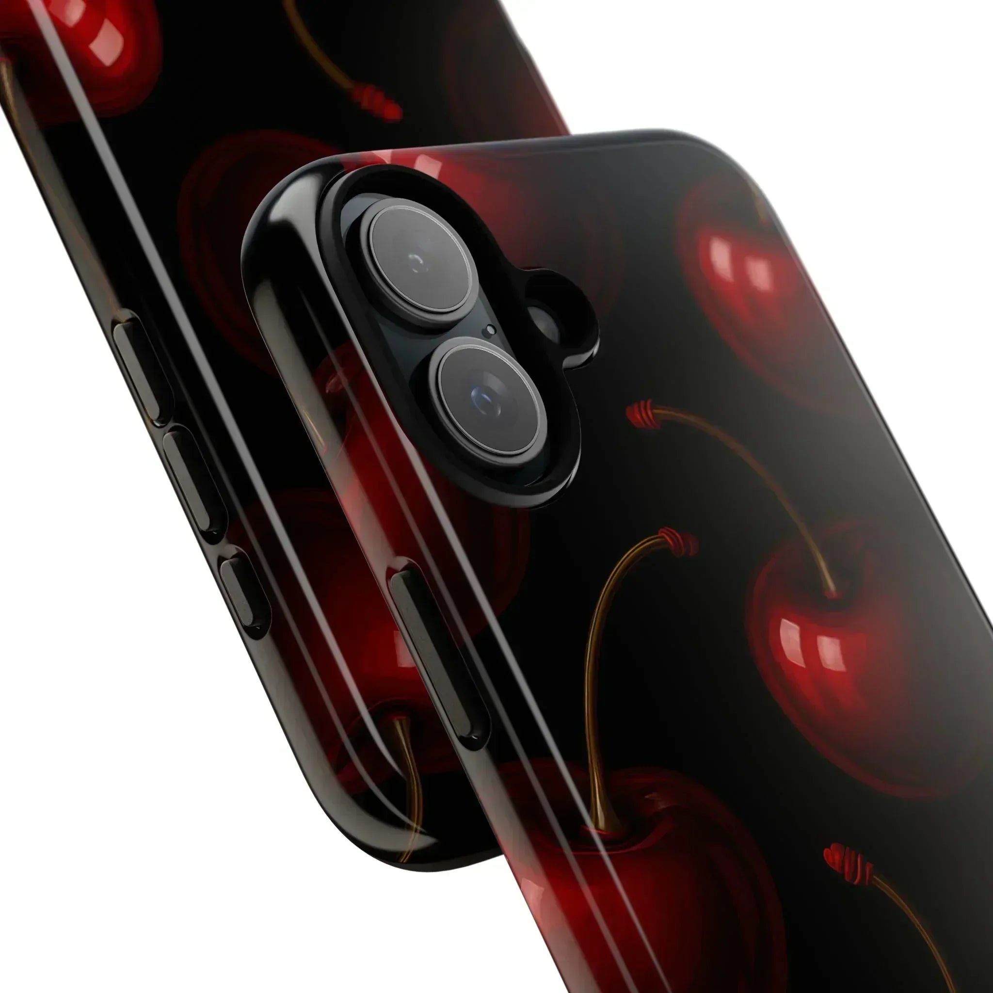 Cherry Phone Case for iPhone X-16 and Galaxy S20-S25 - KARARMDESIGN