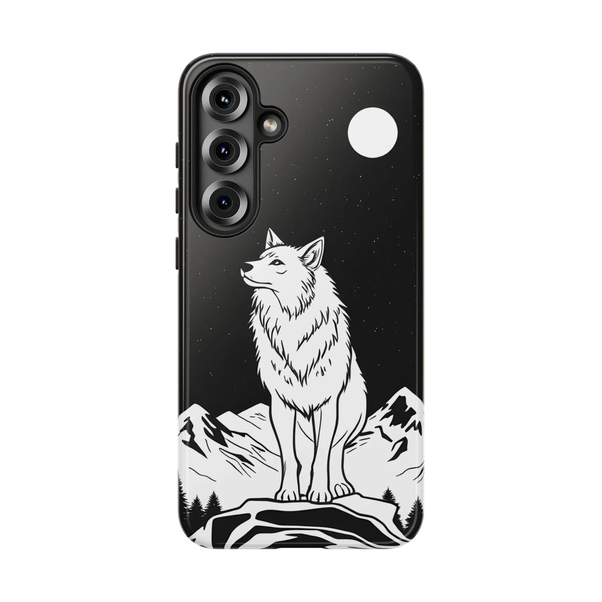 Majestic Wolf Phone Case for iPhone and Galaxy - KARARMDESIGN