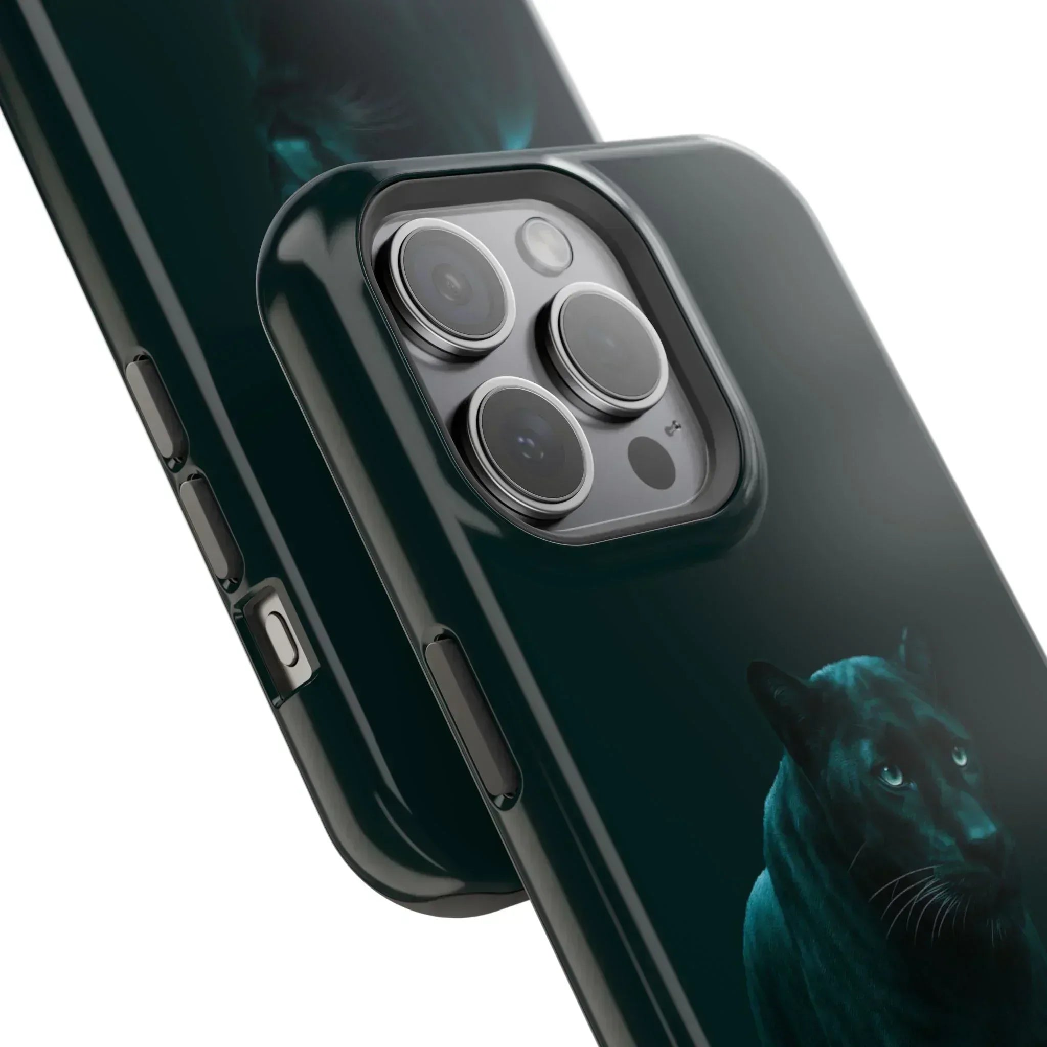 Black Panther Phone Case for iPhone 12-16 and Galaxy S21-S22 - KARARMDESIGN