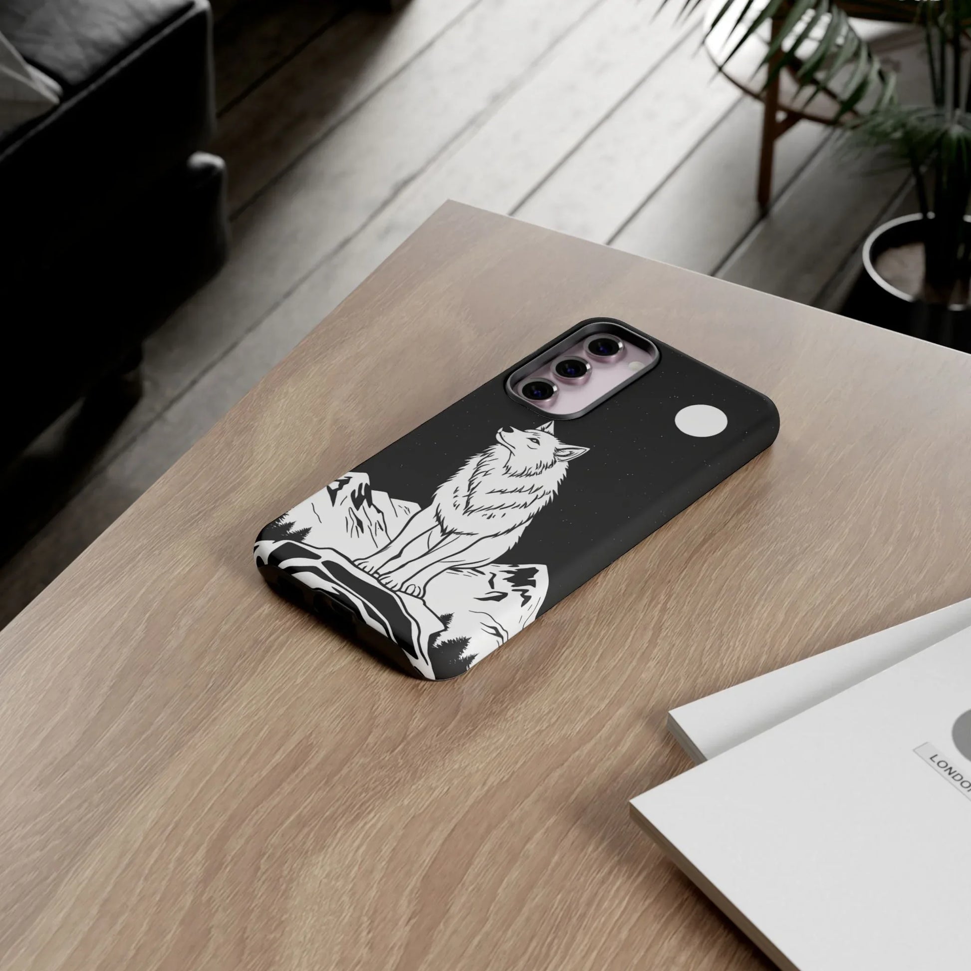 Majestic Wolf Phone Case for iPhone and Galaxy - KARARMDESIGN